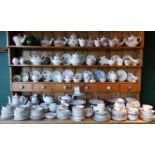 Large Quantity of Bone China & Pottery, Comprising; Cups, Saucers, Tea Pots, Cream Jugs, Cake Stands