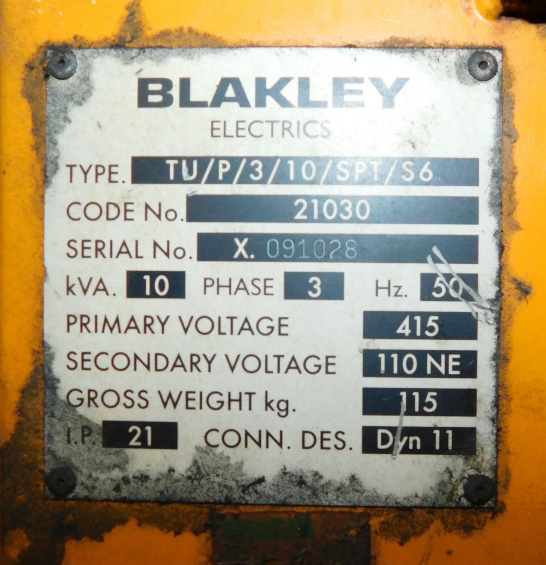 2 110V Transformers (One Missing Plug) (Location: Liverpool. Please Refer to General Notes) - Image 3 of 4