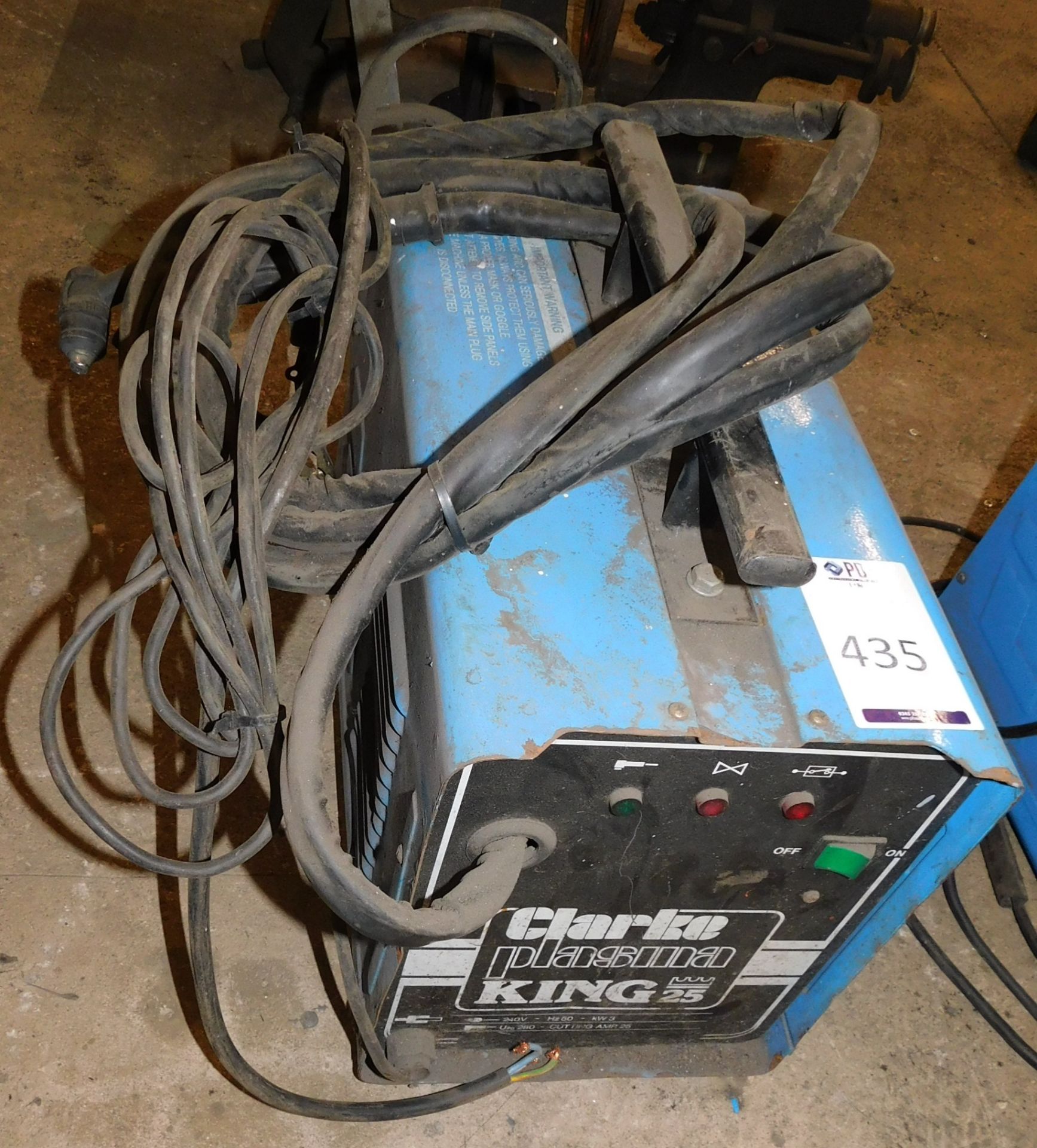 Clarke Plasma King 25 Plasma Cutter (Missing Plug) (Location: Liverpool. Please Refer to General - Image 3 of 3