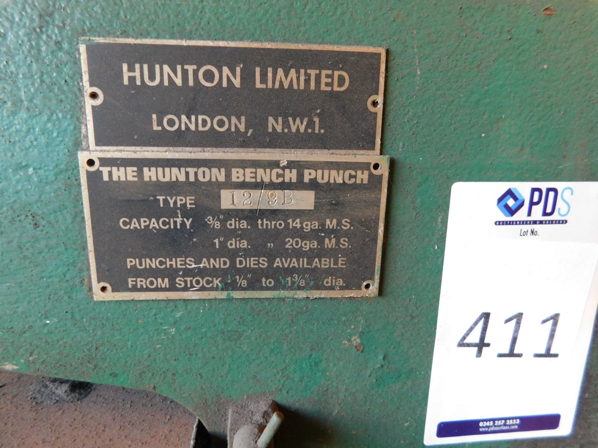 Hunton Type 12/9B Bench Punch (Location: Liverpool. Please Refer to General Notes) - Bild 4 aus 5