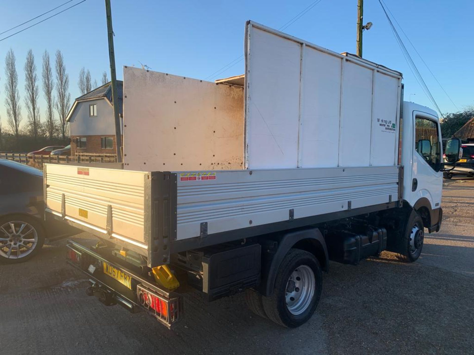 Nissan NT400 Cabstar SWB Diesel 35.13 dCi Flatbed Tipper, Registration WD67 FBZ, First Registered - Image 4 of 16