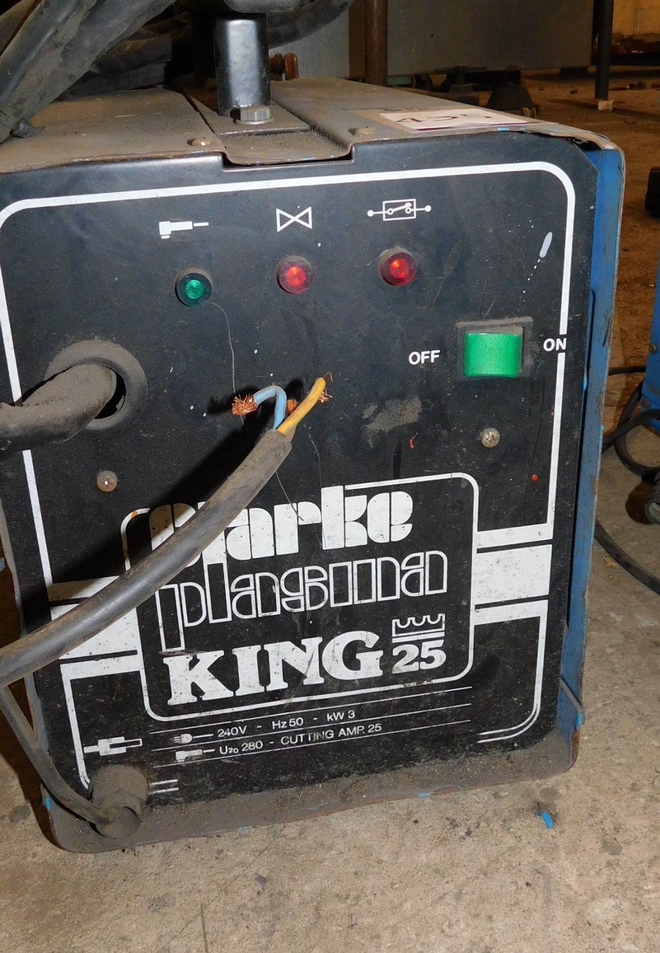 Clarke Plasma King 25 Plasma Cutter (Missing Plug) (Location: Liverpool. Please Refer to General - Image 2 of 3