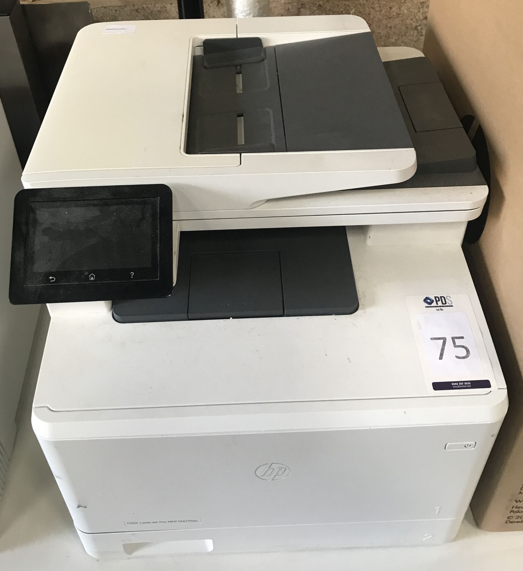 HP M477FDN Colour LaserJet Pro MFP Printer with HP CF404A 5505 Paper Tray (Location: Brentwood. - Image 2 of 3