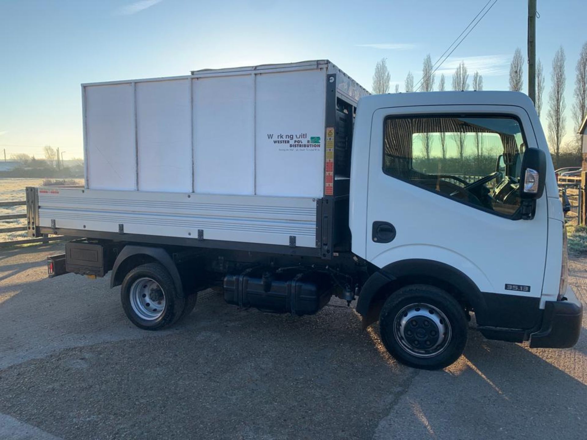 Nissan NT400 Cabstar SWB Diesel 35.13 dCi Flatbed Tipper, Registration WD67 FBZ, First Registered - Image 8 of 16