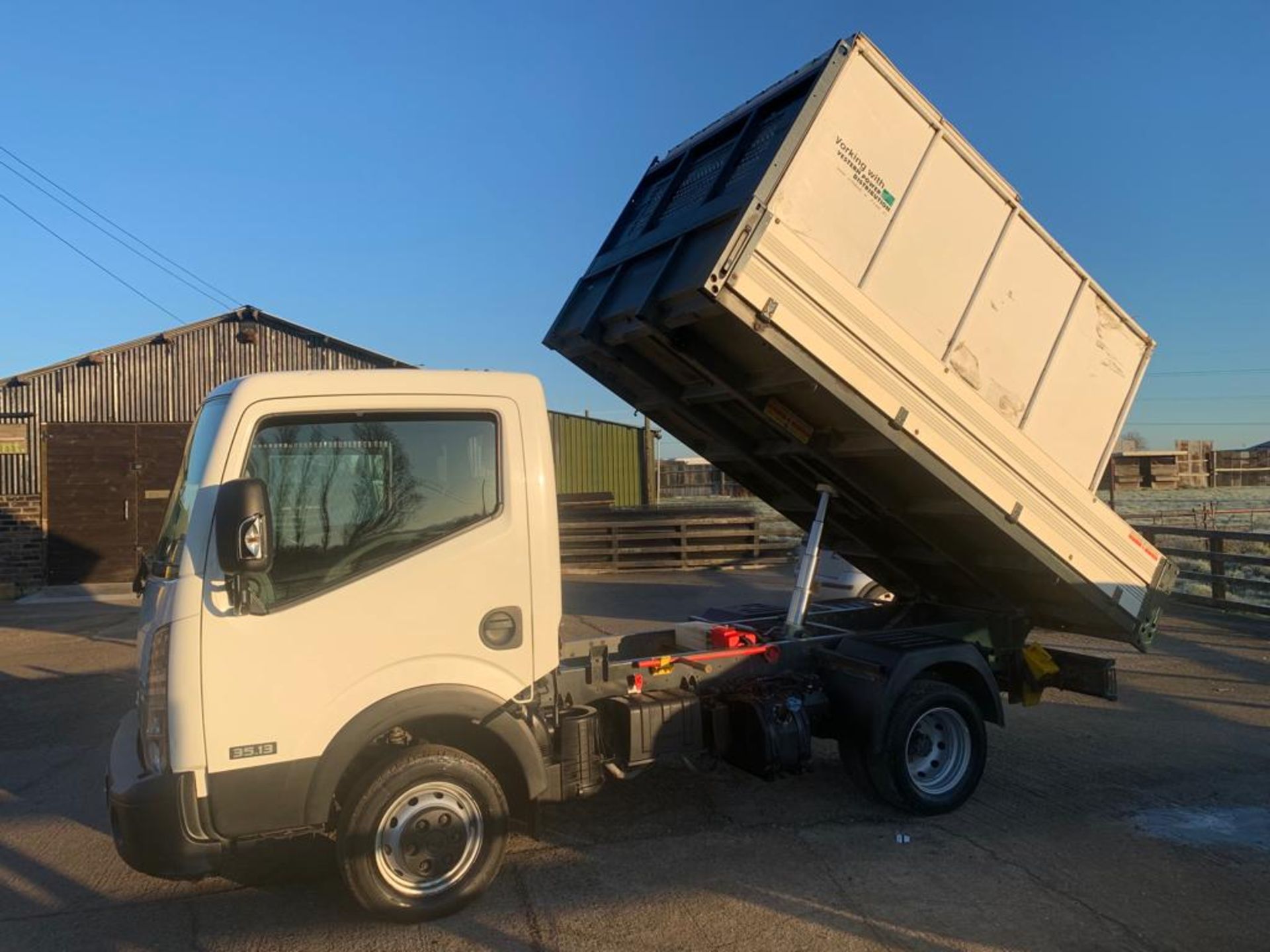 Nissan NT400 Cabstar SWB Diesel 35.13 dCi Flatbed Tipper, Registration WD67 FBZ, First Registered - Image 13 of 16