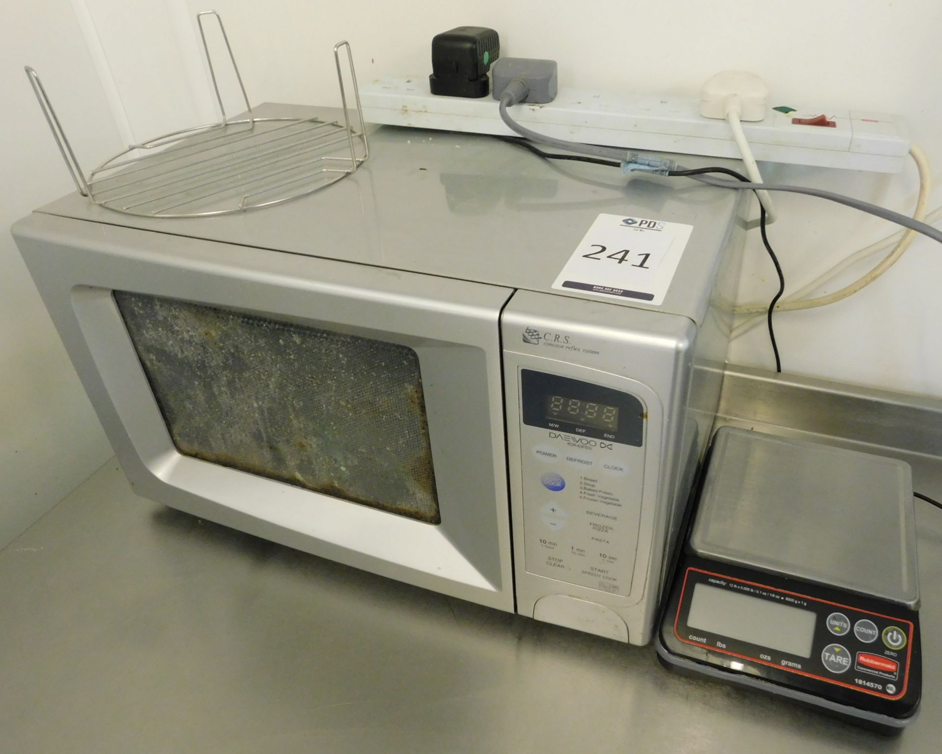 Daewoo KOR-63FBSL Microwave (Location: Over Norton. Please Refer to General Notes)