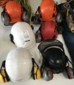 6 Various Tree Cutting Safety Helmets (Location: Brentwood. Please Refer to General Notes)