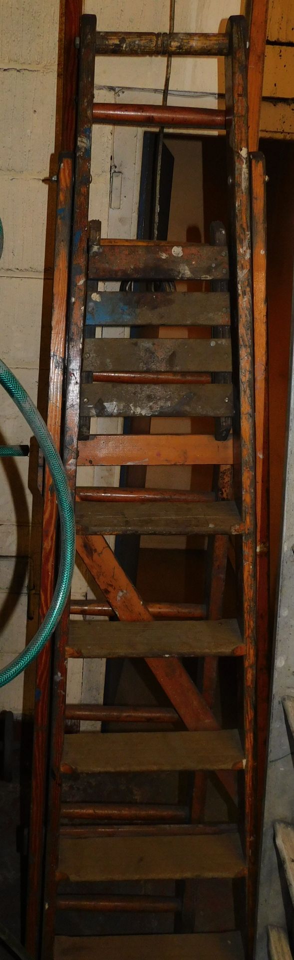 Slingsby Wooden Ladder Section & Slingsby Stepladder (Location: Liverpool. Please Refer to General