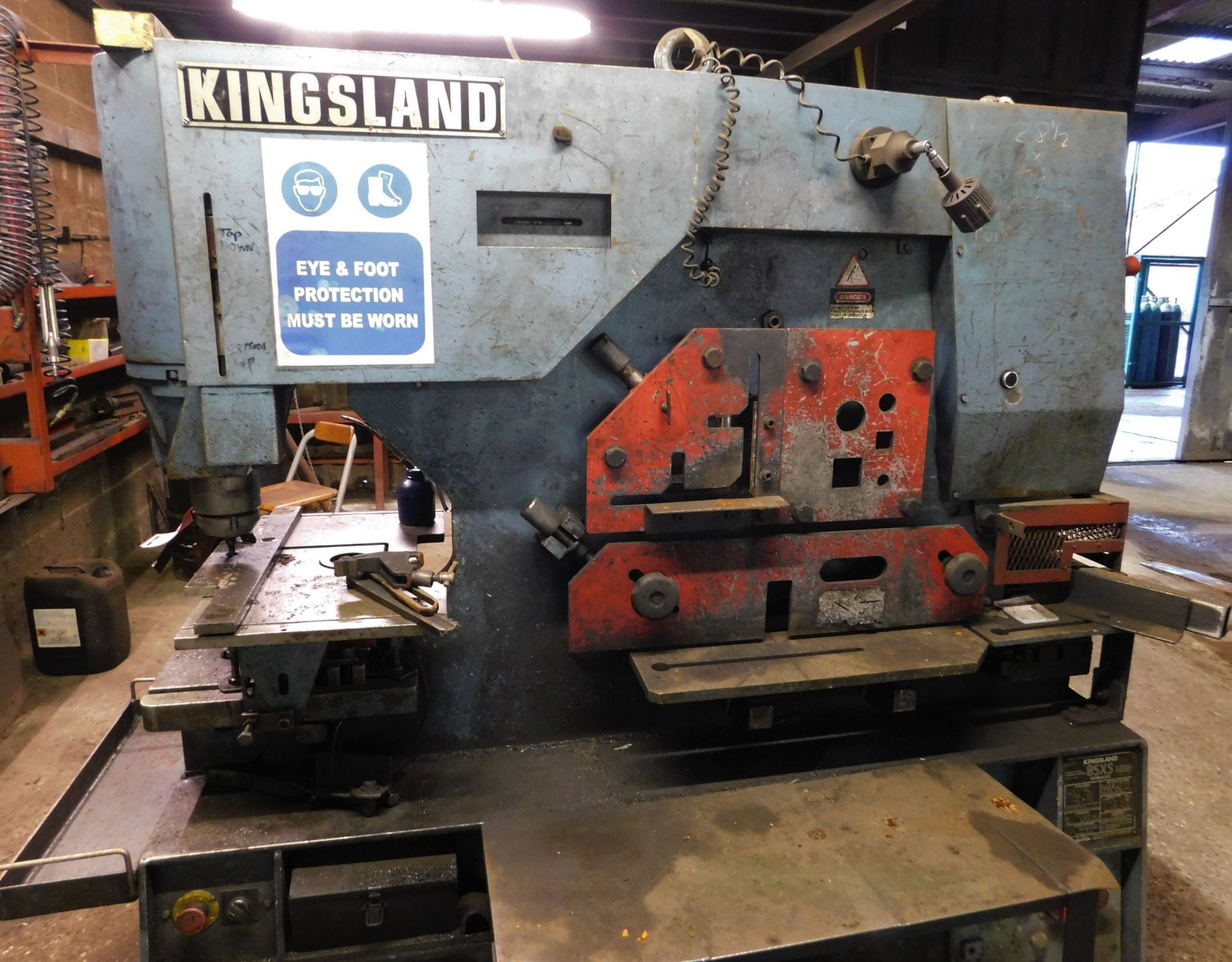 Kingsland 85XS Hydraulic Metal Worker, Serial Number Z49095 (Location: Finedon - Please Refer to - Image 2 of 3