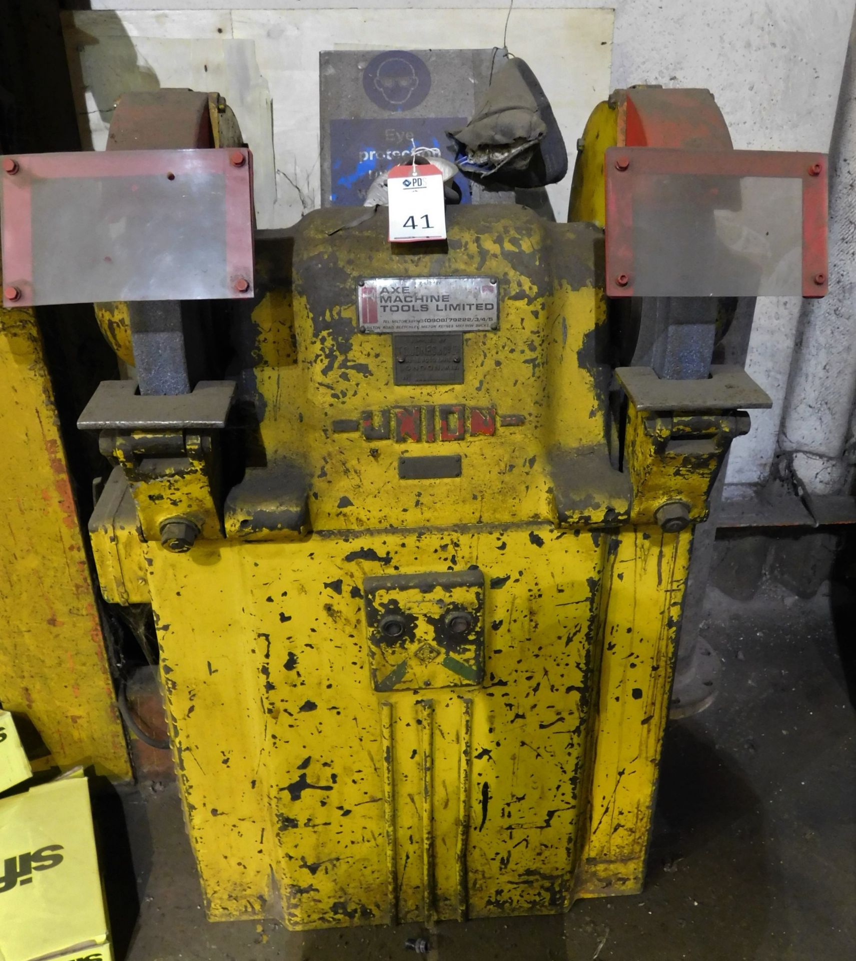 Axe Union Double Ended Heavy Duty Grinder (Location: Finedon - Please Refer to General Notes)