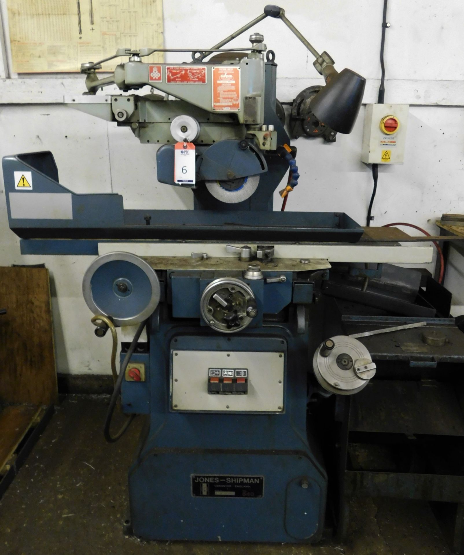 Jones-Shipman Model 540 Surface Grinder, Serial Number BO92670 (Collection After 12 Noon Monday 14th