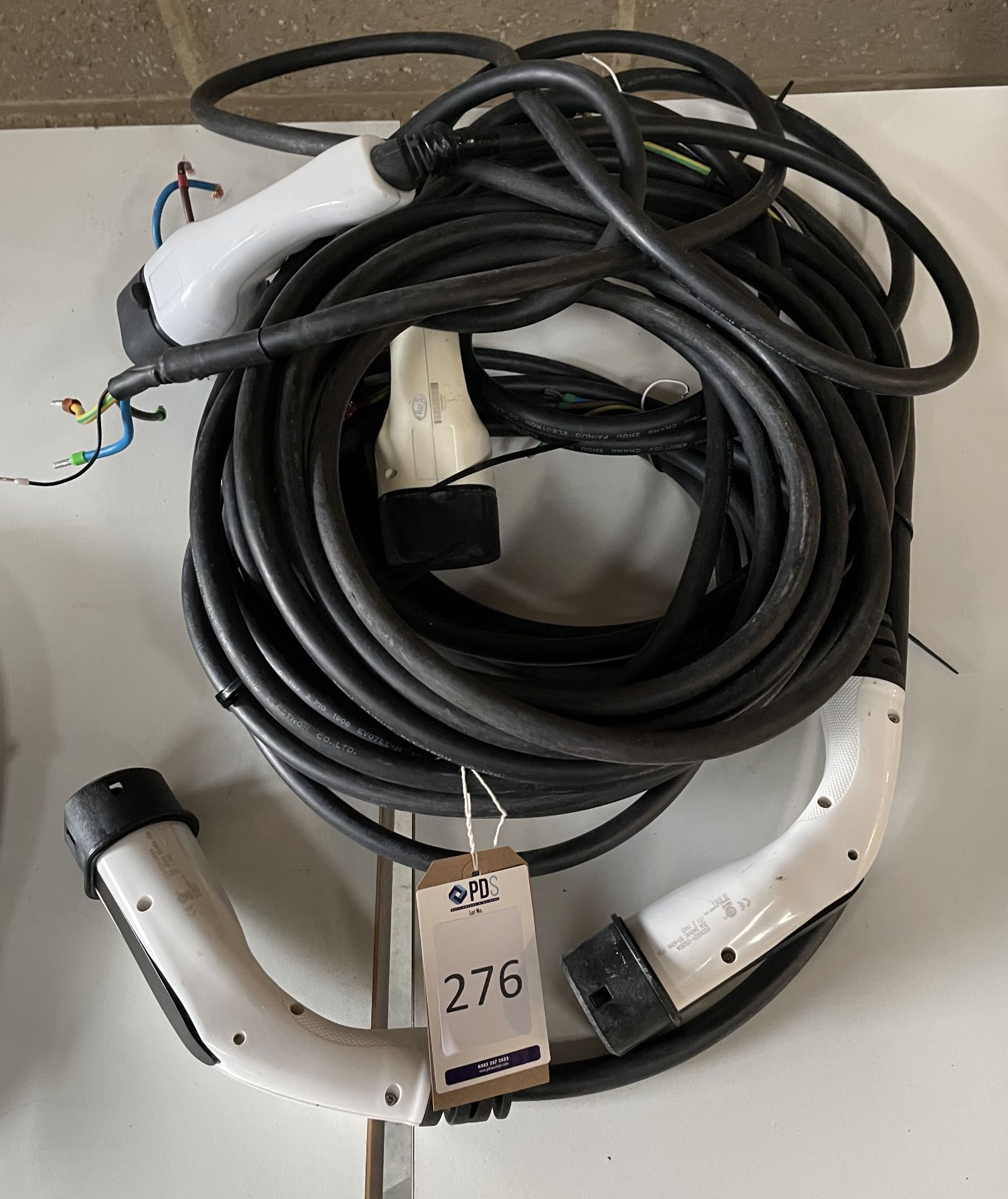 2 Electric Vehicle Charging Cables (Location: Brentwood. Please Refer to General Notes)