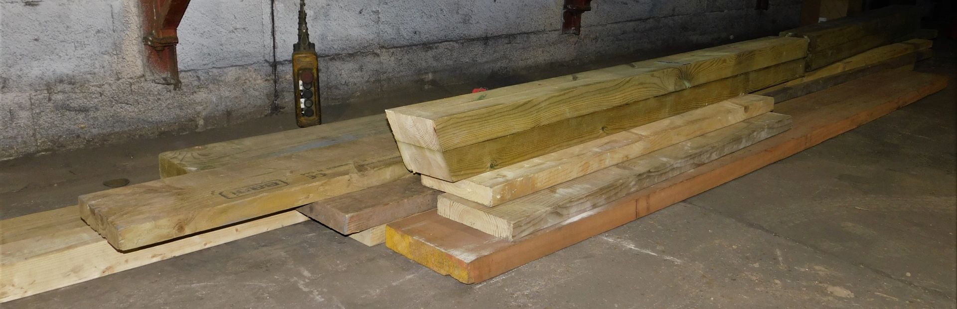 Mahogany Plank Together with a Quantity of Softwoods (Location: Finedon - Please Refer to General - Image 2 of 2