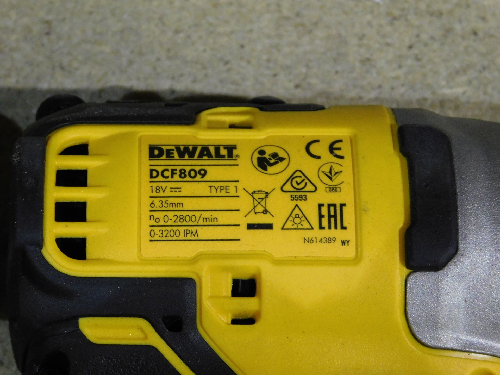 DeWalt DCD795 Type 2 Rechargeable Drill, DeWalt DCD 530 Hot Air Gun & DeWalt DCF809 Rechargeable - Image 3 of 4