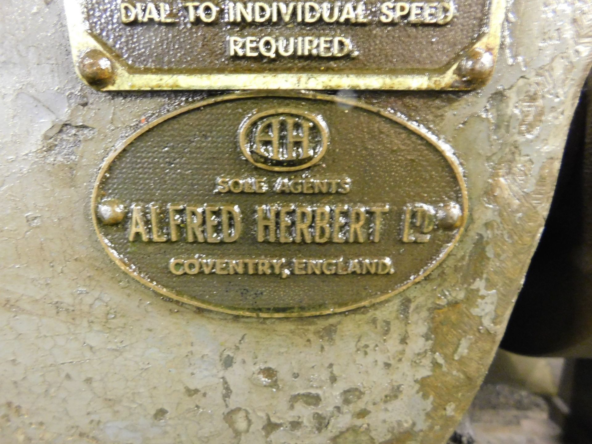 Alfred Herbert Swift Sentinel Lathe (Collection Monday 14th February Before 12 Noon) (Location: - Image 4 of 7