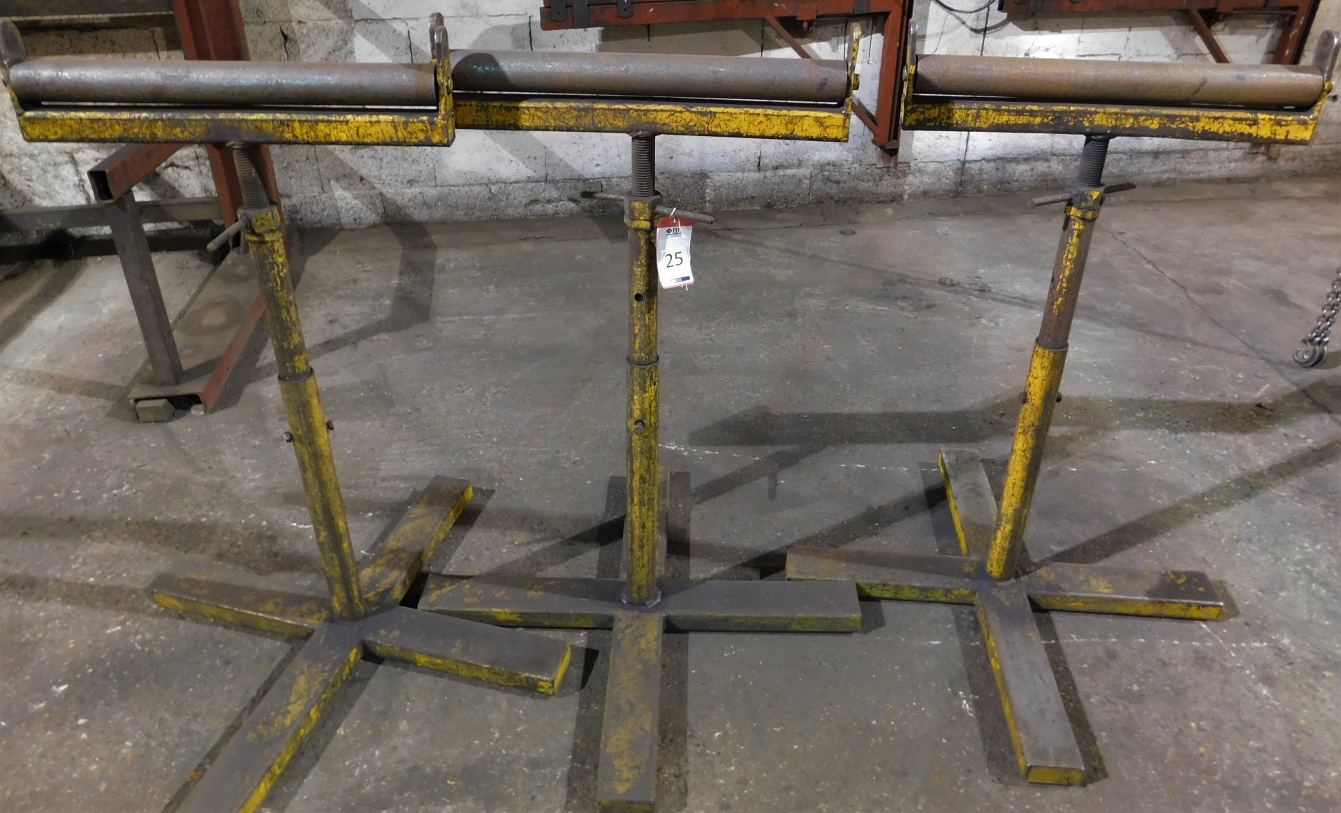 3 Roller Feed Stands (Location: Finedon - Please Refer to General Notes)