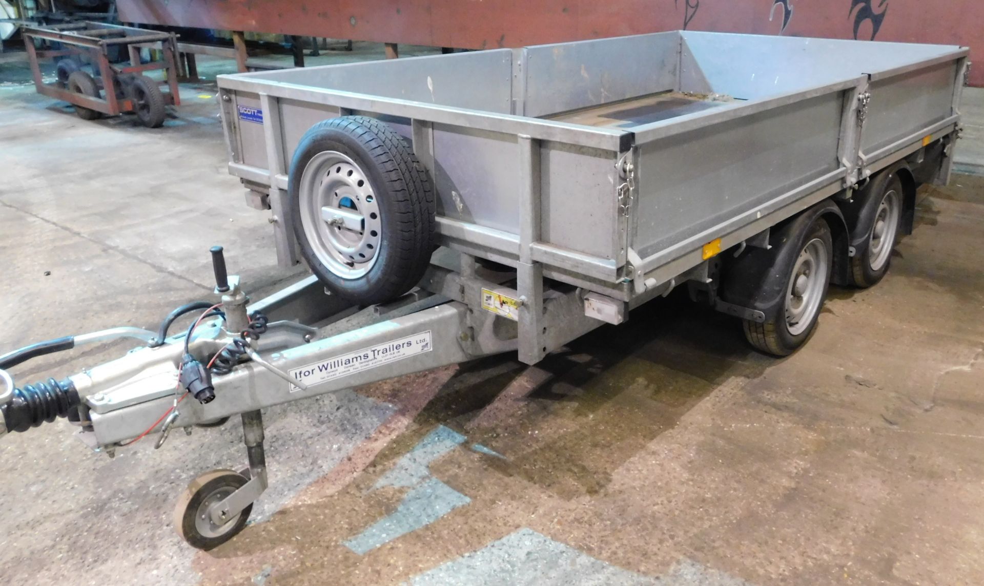 Ifor Williams Type 2Cb LT105G Twin Axle Trailer, Serial Number; 5159713, Manufactured Nov 2018,