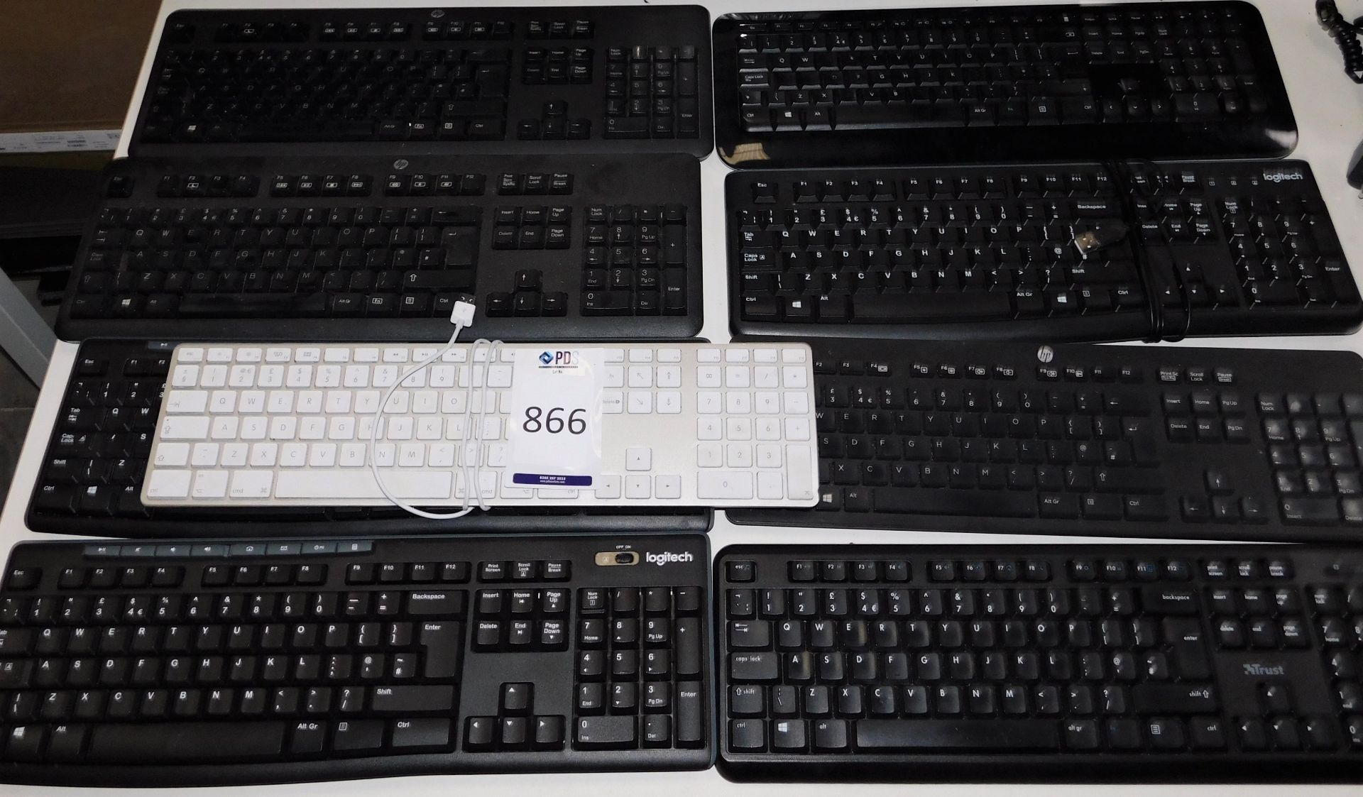 Quantity of Various Keyboards (Location Brentwood. Please Refer to General Notes)