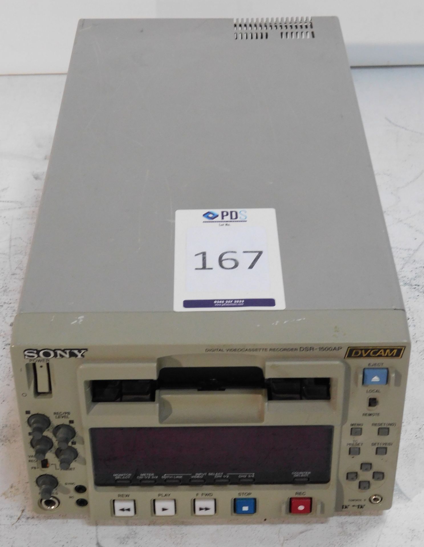 Sony DSR-1500 AP Digital Video Cassette Recorder (Location Brentwood. Please Refer to General