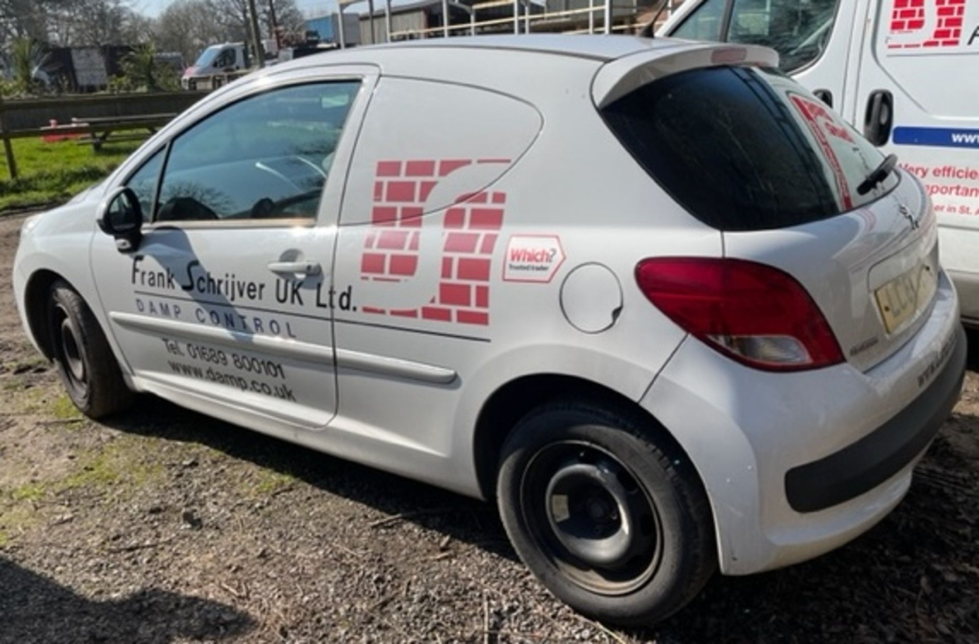 Peugeot 207 1.4 HDi 70 Professional Van, Registration LC61 YOW, First Registered 23rd January - Image 3 of 12