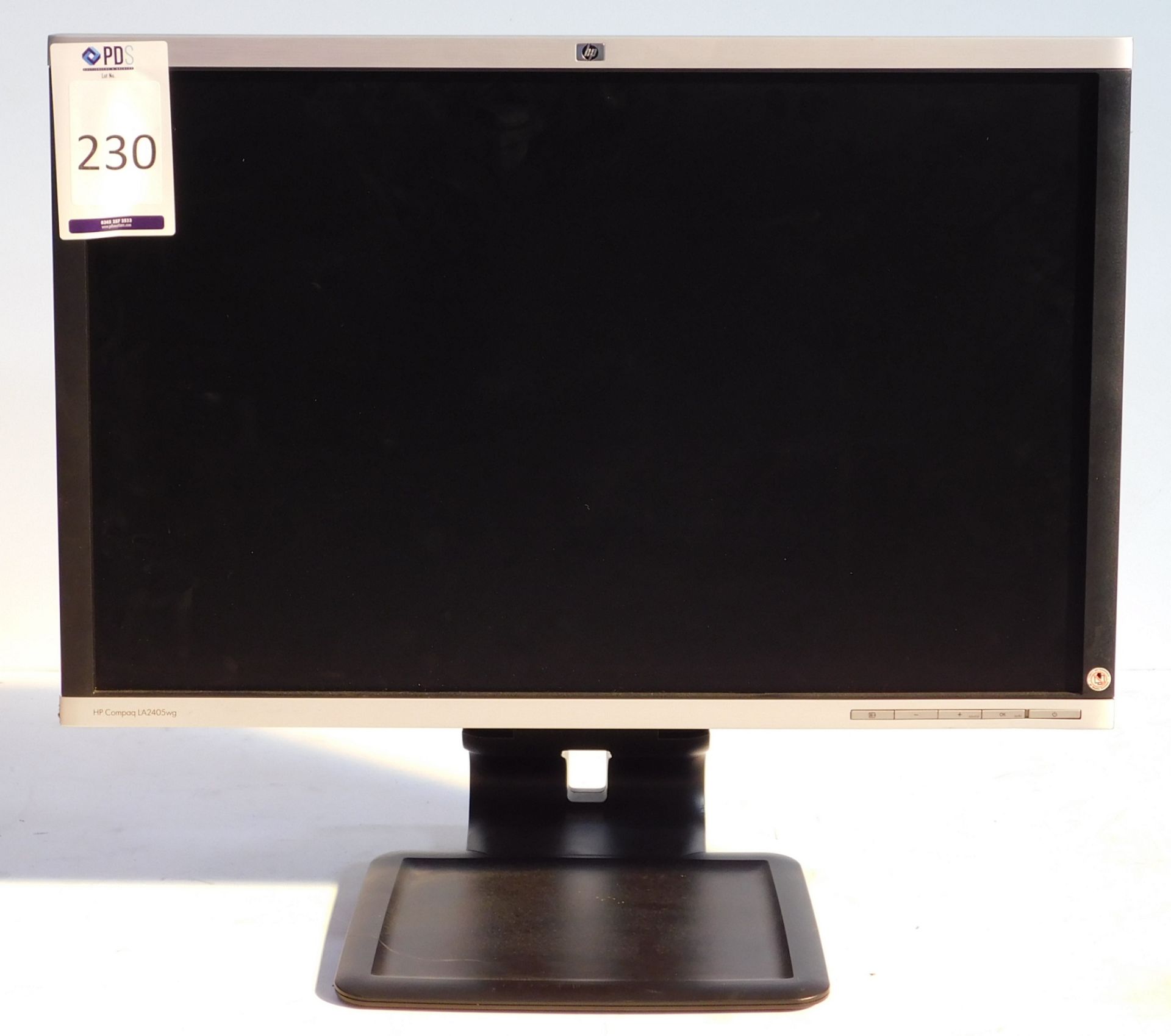 Three HP LA 2405WG Monitors with stands (Location Brentwood. Please Refer to General Notes)