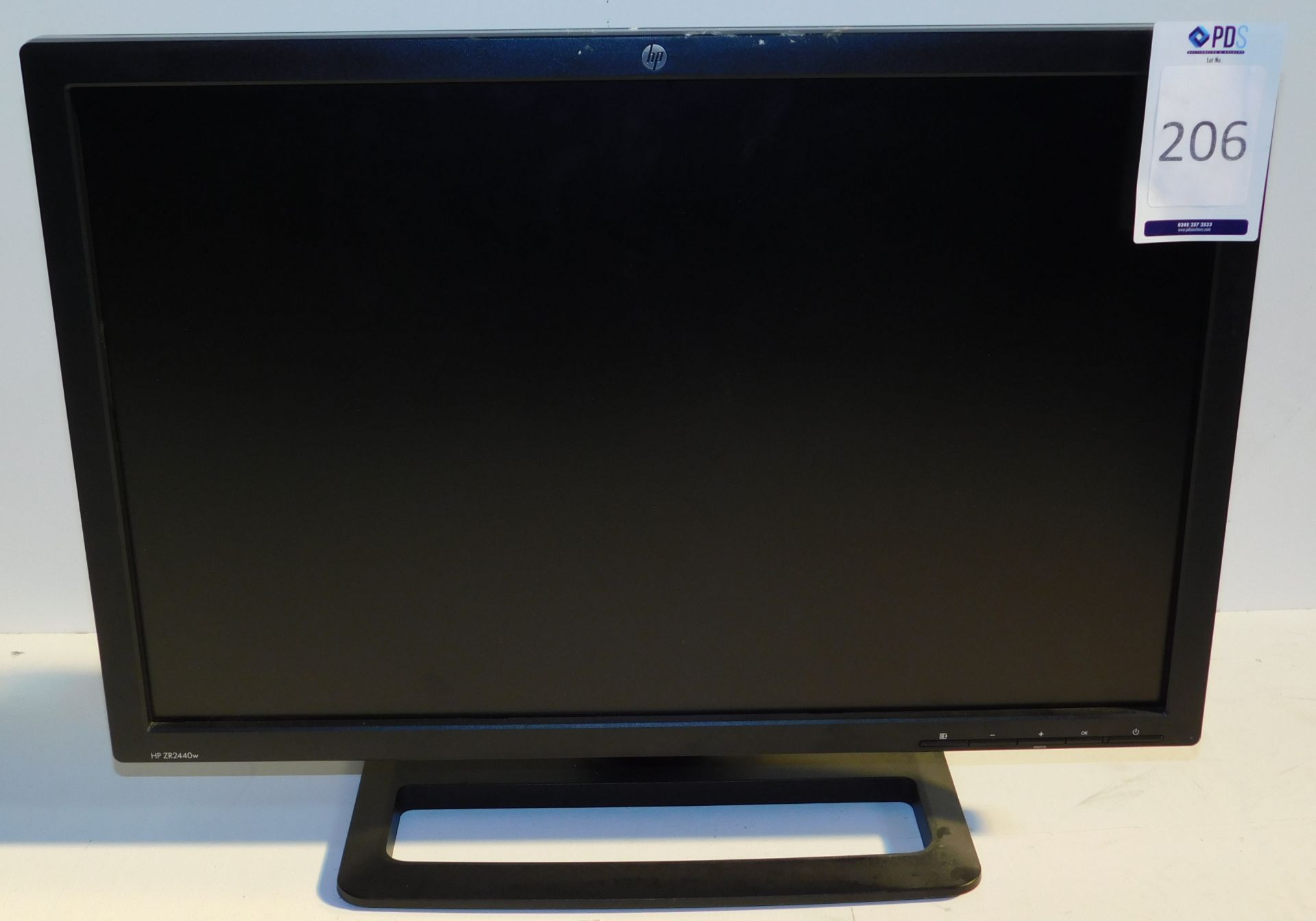 Three HP ZR2440w LED Backlit Monitors with stands (Location Brentwood. Please Refer to General