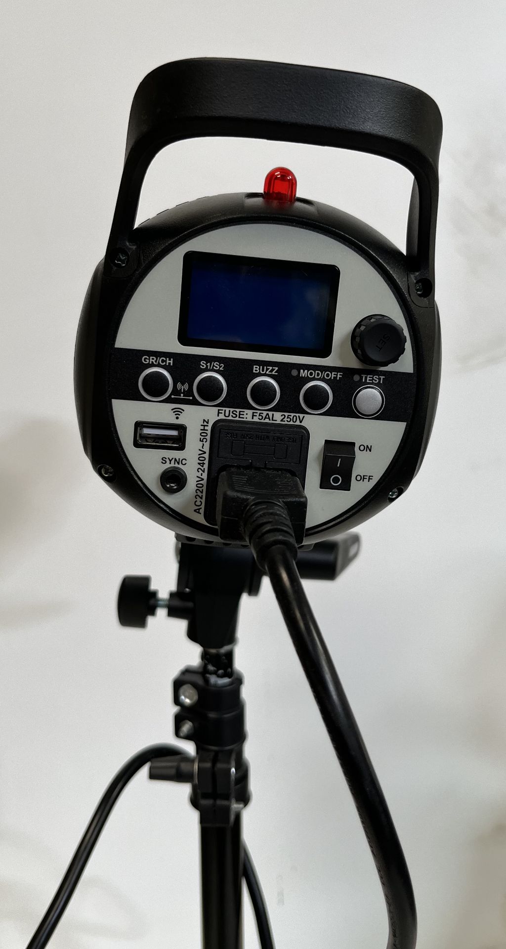 Godox SK400 Studio Light with Reflective Umbrella on Adjustable Stands (Location Brentwood. Please - Image 2 of 3