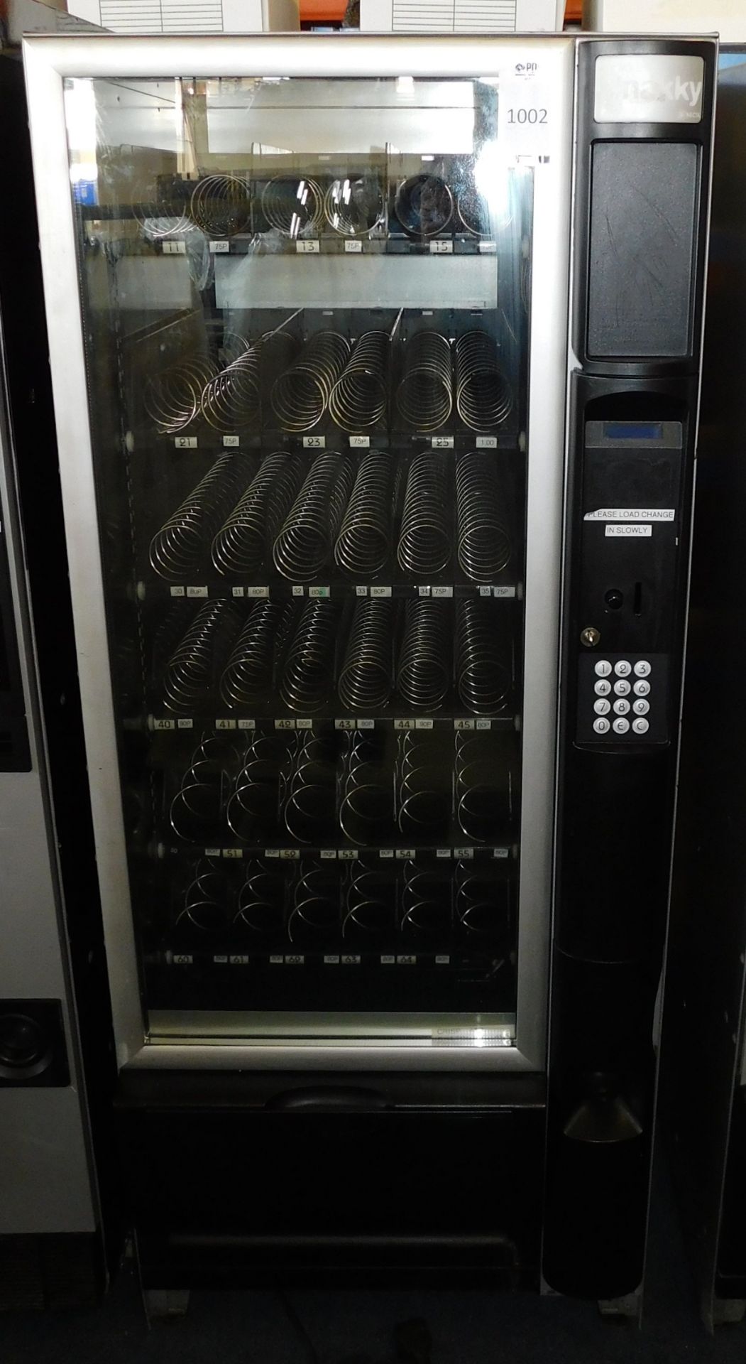 Necta Snakky Vending Machine (Location Stockport. Please Refer to General Notes)