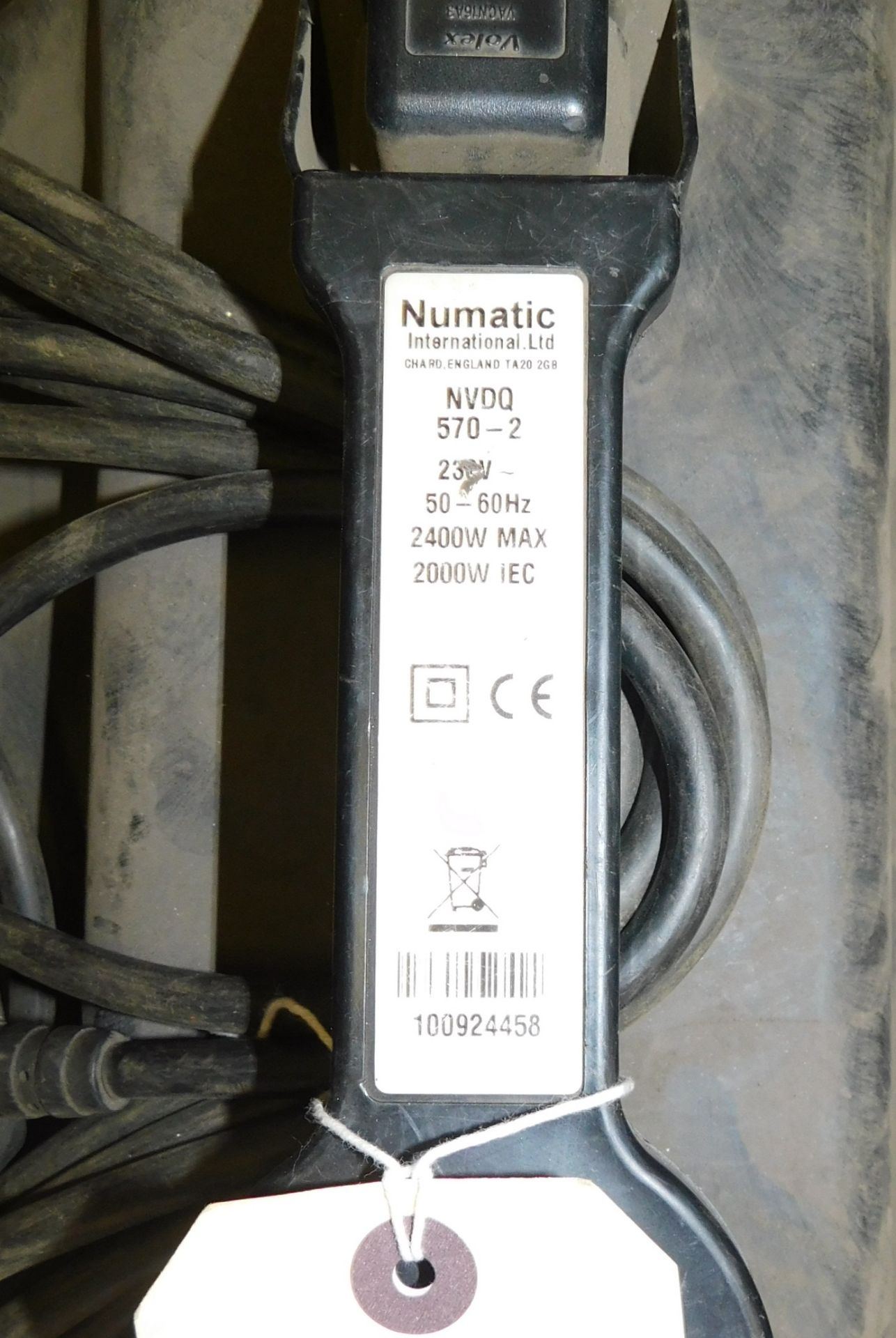 Numatic Cylinder Vacuum Cleaner (Location Stockport. Please Refer to General Notes) - Image 2 of 2