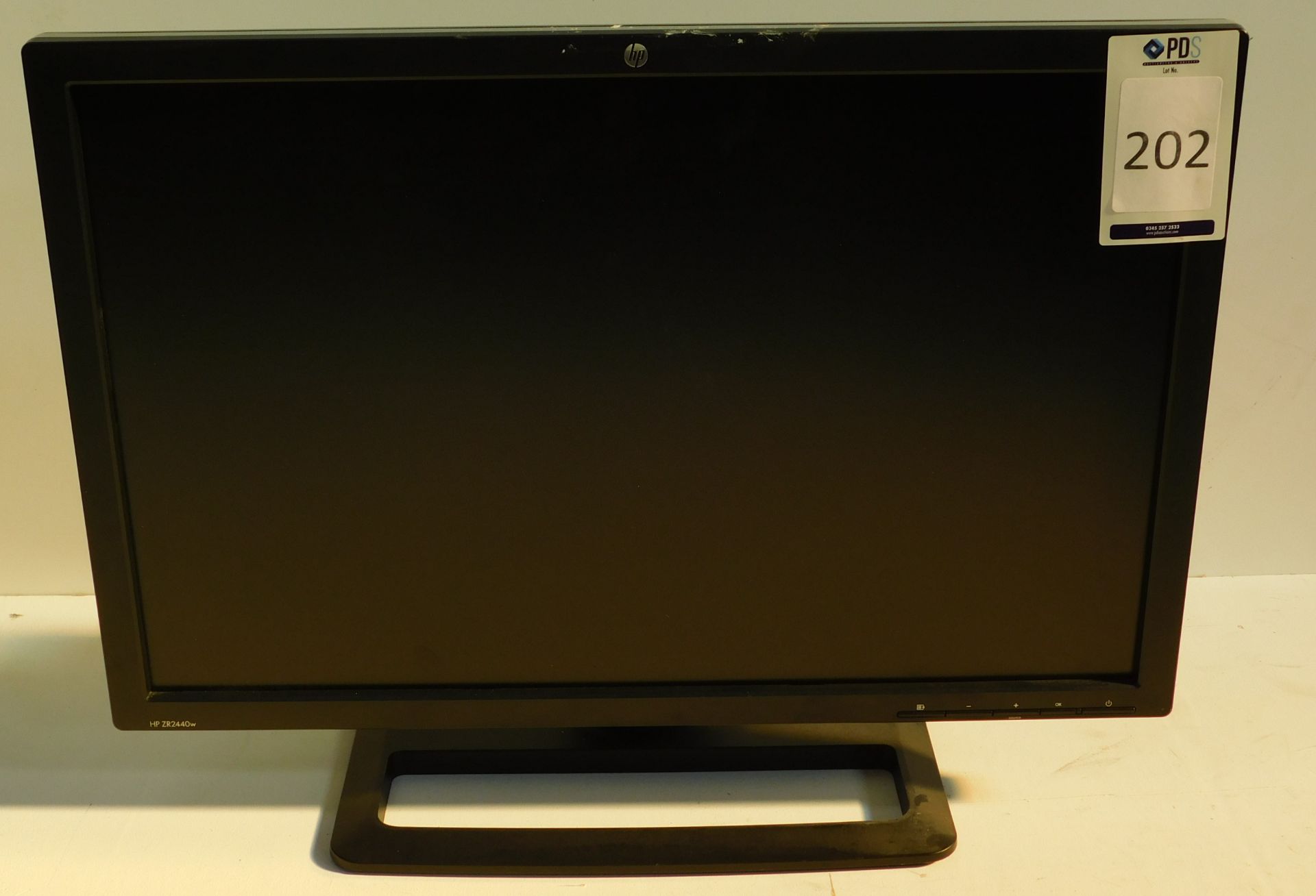 Three HP ZR2440w LED Backlit Monitors with stands (Location Brentwood. Please Refer to General