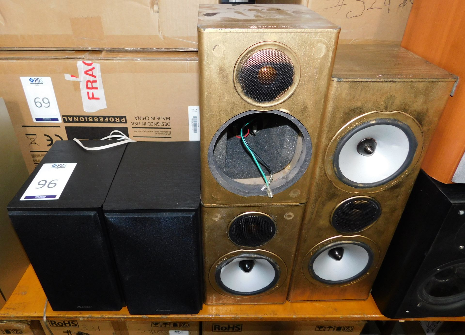 14 Various Speakers & 3 Various Sound Bars Comprising; Sharp, Pioneer, JVC, Alesis M1 Active, - Image 2 of 3