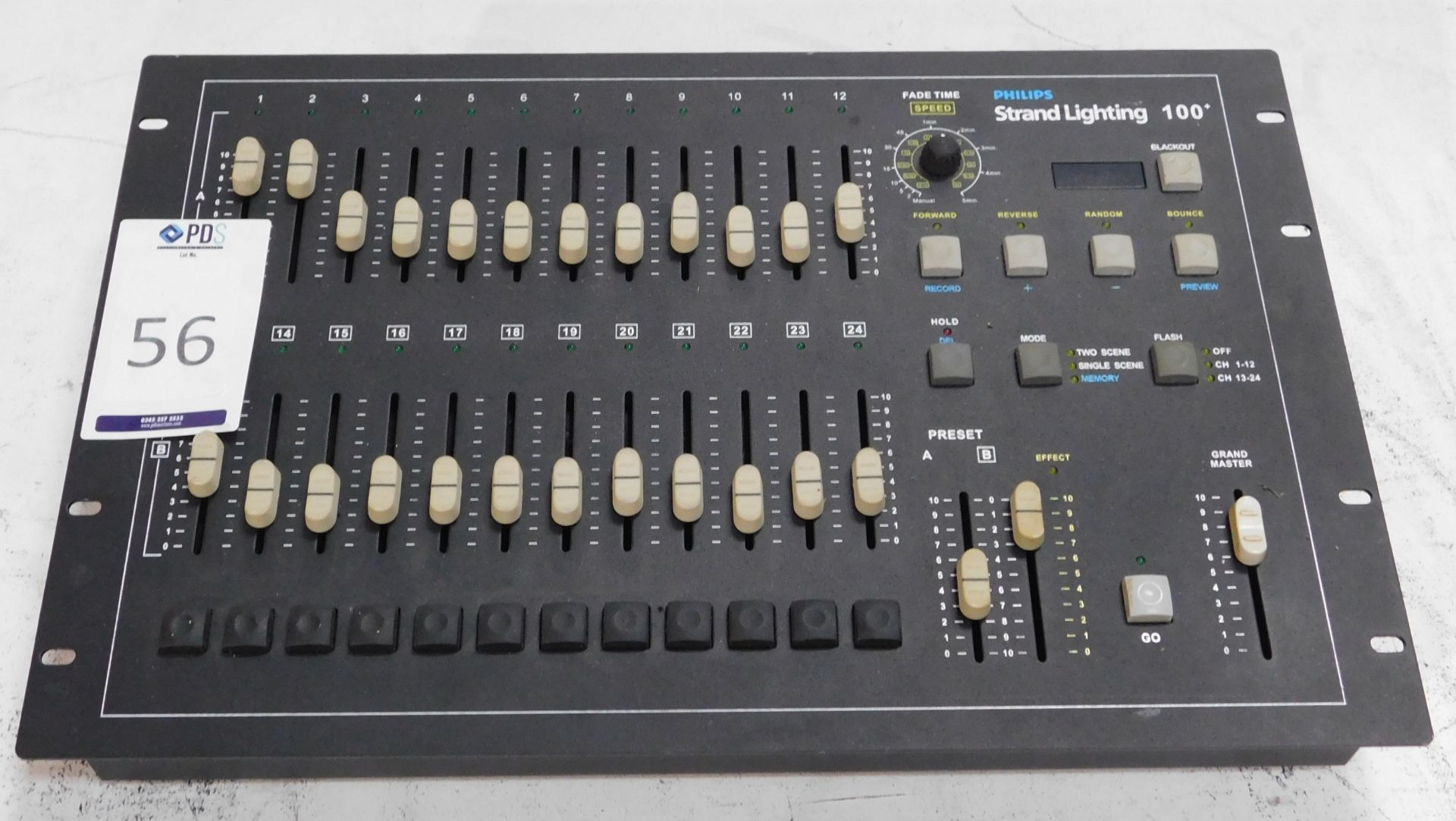 Philips Strand Lighting 100+ Lighting Control Desk (Location Brentwood. Please Refer to General