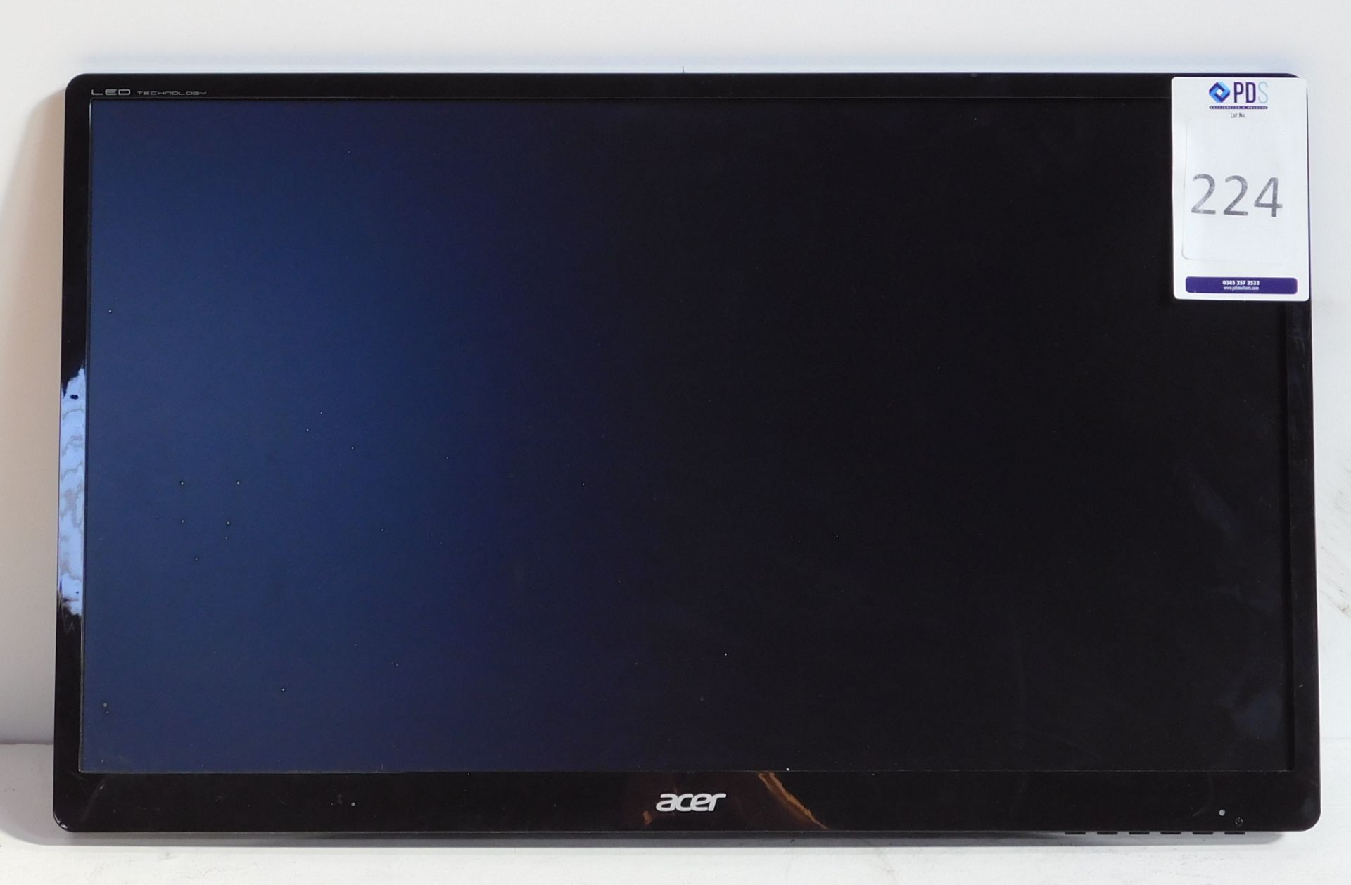 Five Acer G246HYL LCD Monitors without stands (Location Brentwood. Please Refer to General Notes)