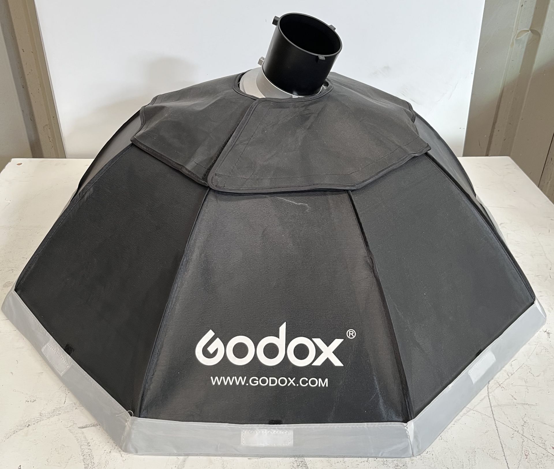 Godox SK400 Studio Light with Reflective Umbrella on Adjustable Stands (Location Brentwood. Please - Image 3 of 3
