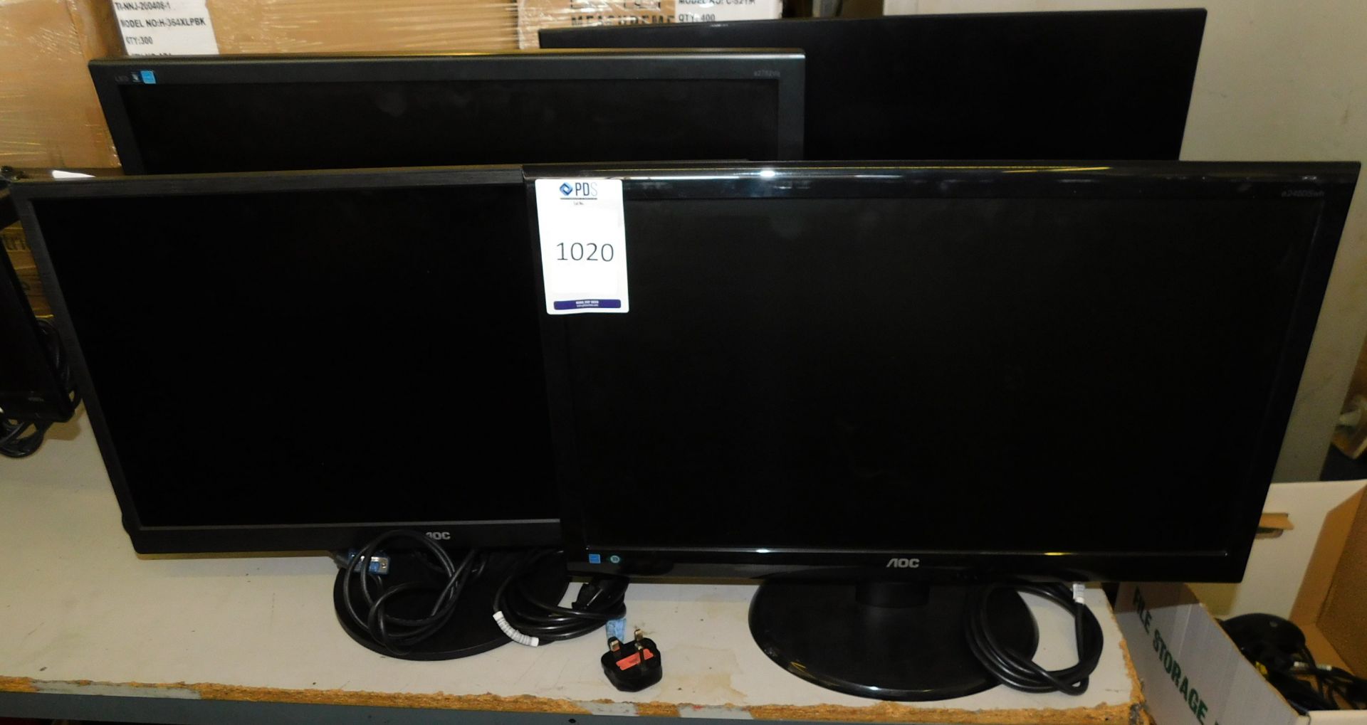 4 Various Monitors (Location Stockport. Please Refer to General Notes)