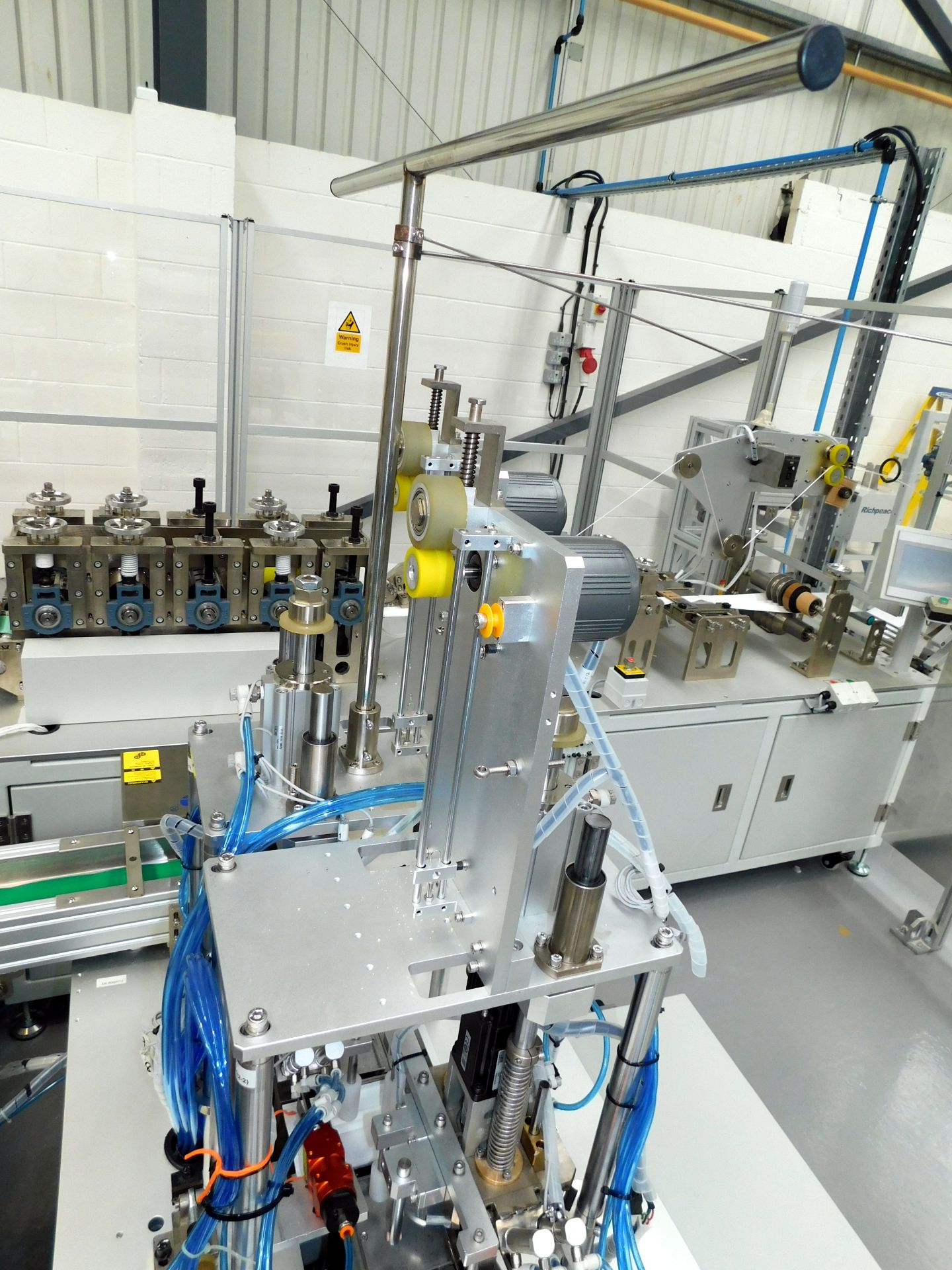 Tianjin Richpeace Ultrasonic Surgical Mask Production Line: (Perspex Screening (Lot 10) not included - Image 30 of 50