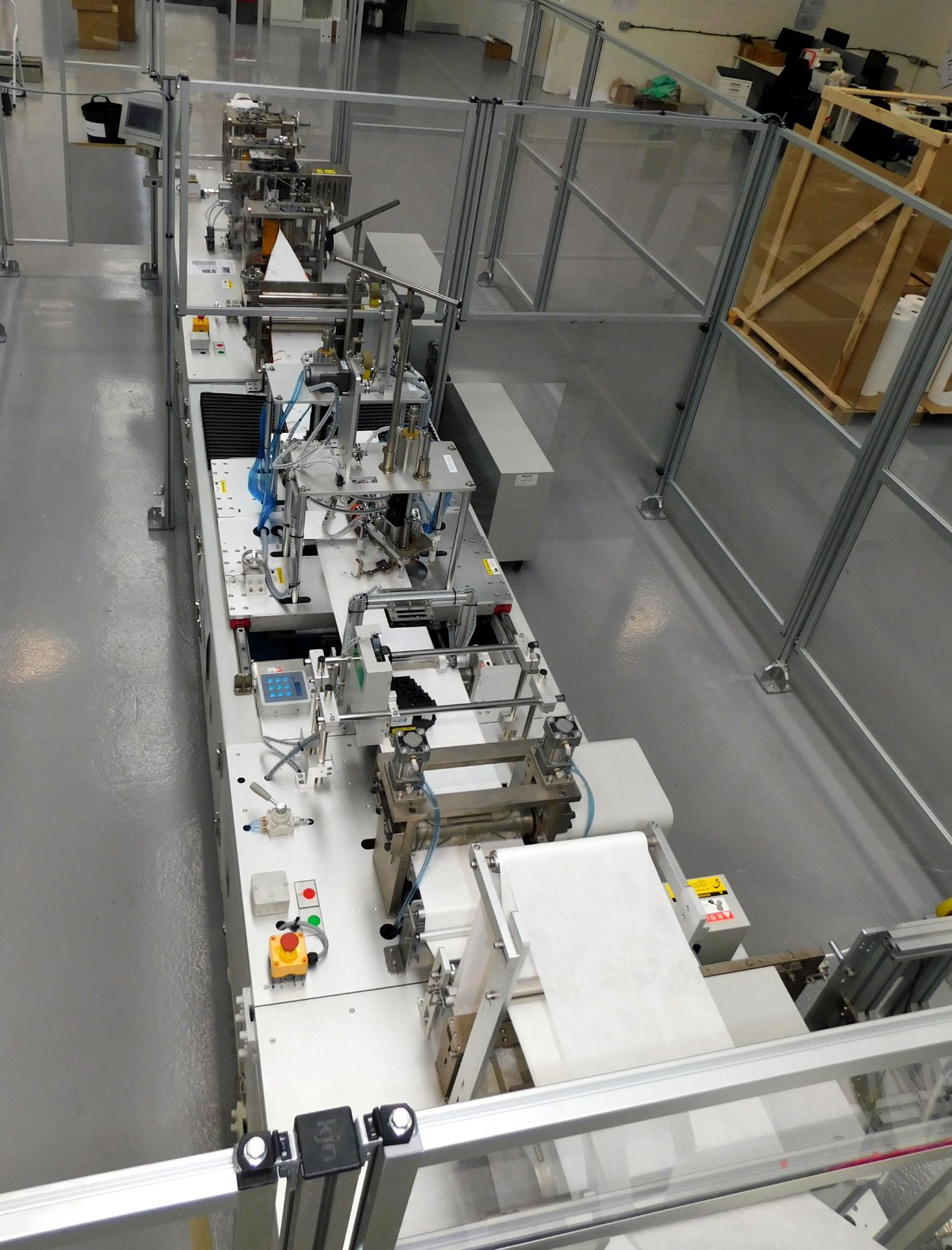 Tianjin Richpeace Ultrasonic Flat Fold Mask Production Line (Perspex Screening (Lot 11) not included - Image 52 of 56