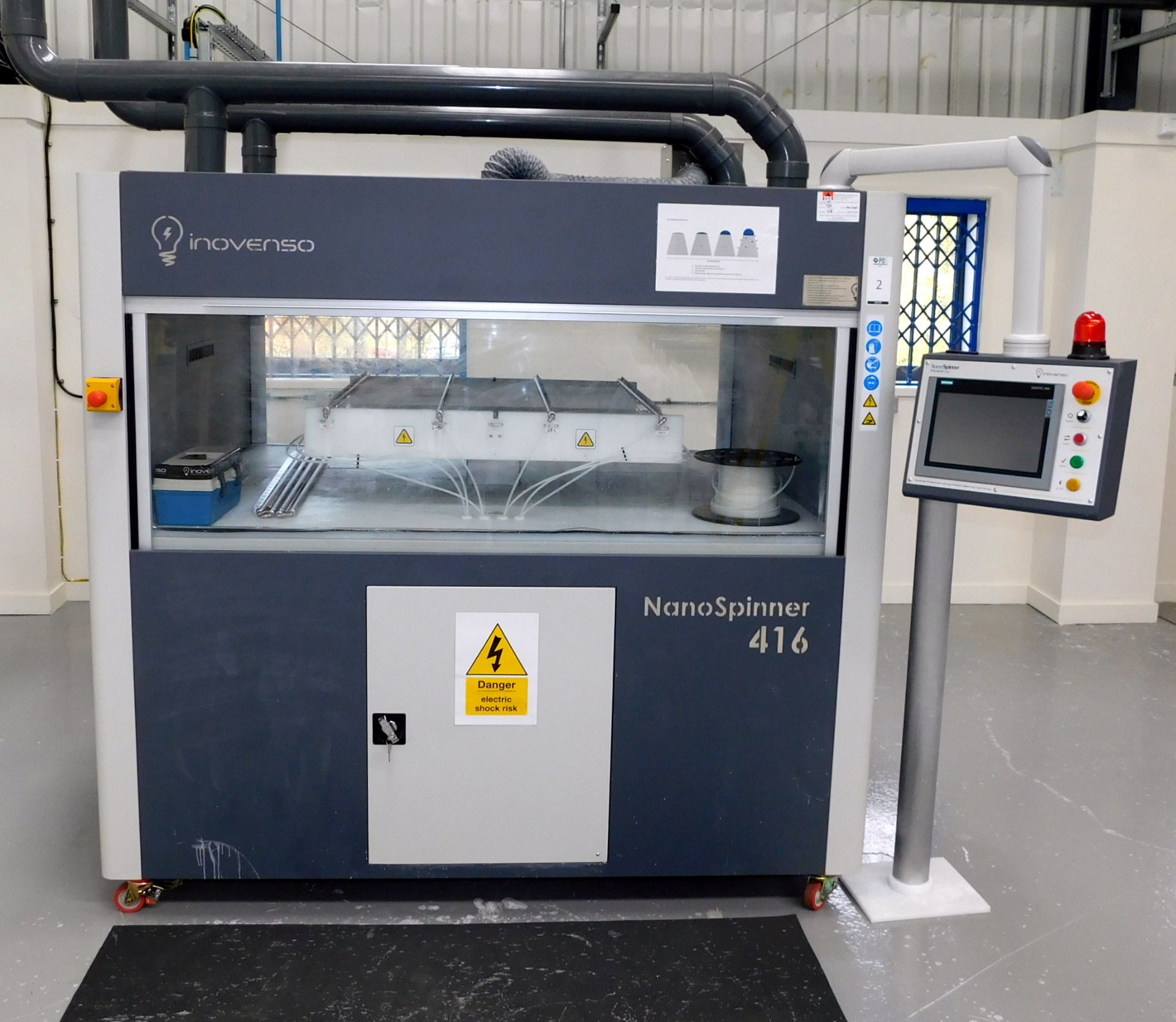 Inovenso Industrial Scale NS416 NanoSpinner Electrospinning & Spraying Machine, Serial Number IES112