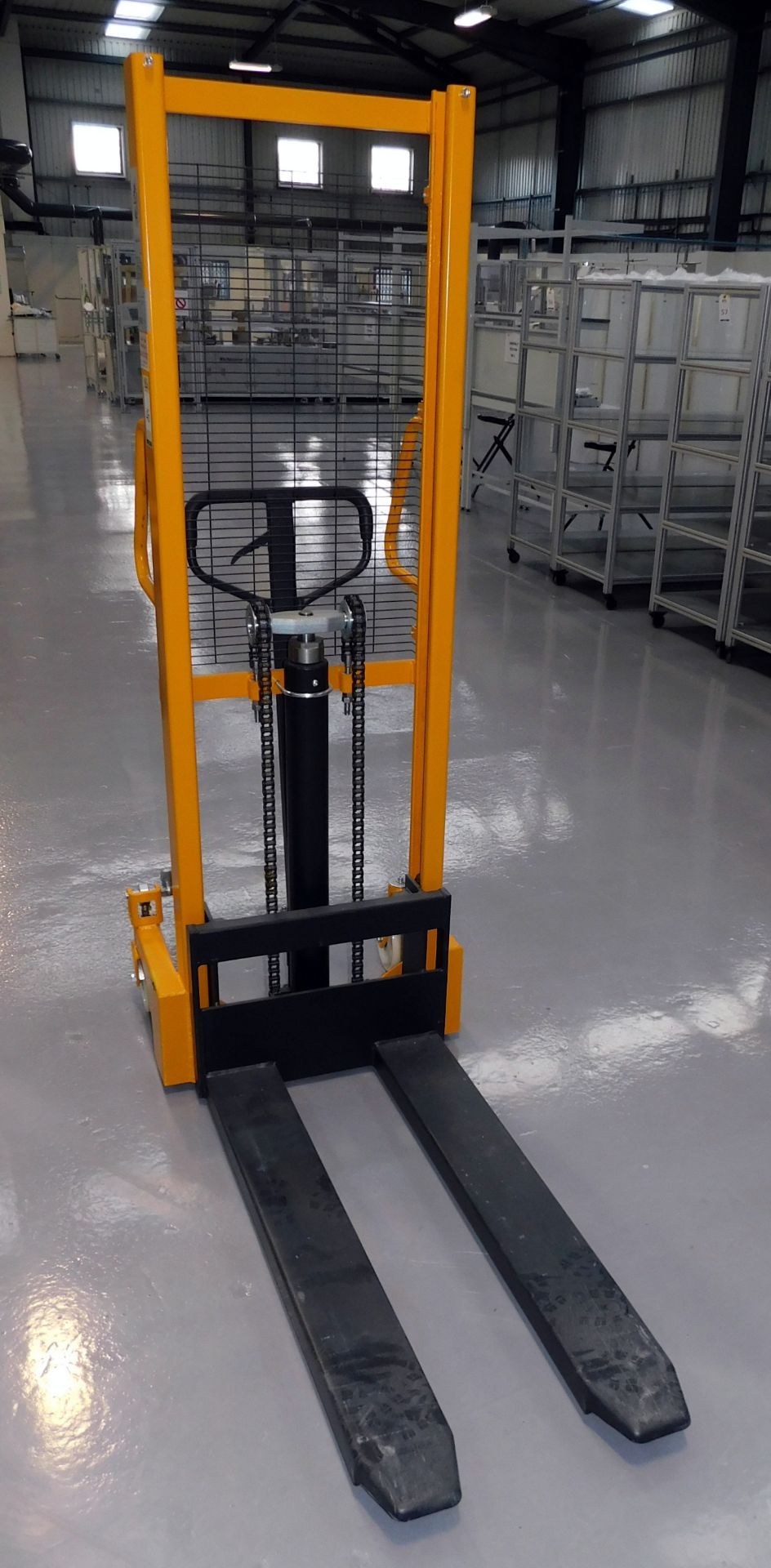 Type SFH10 Manual Stacker Pallet Lifter (2020), Capacity 1,000kg, Serial Number; J20112934-2/002