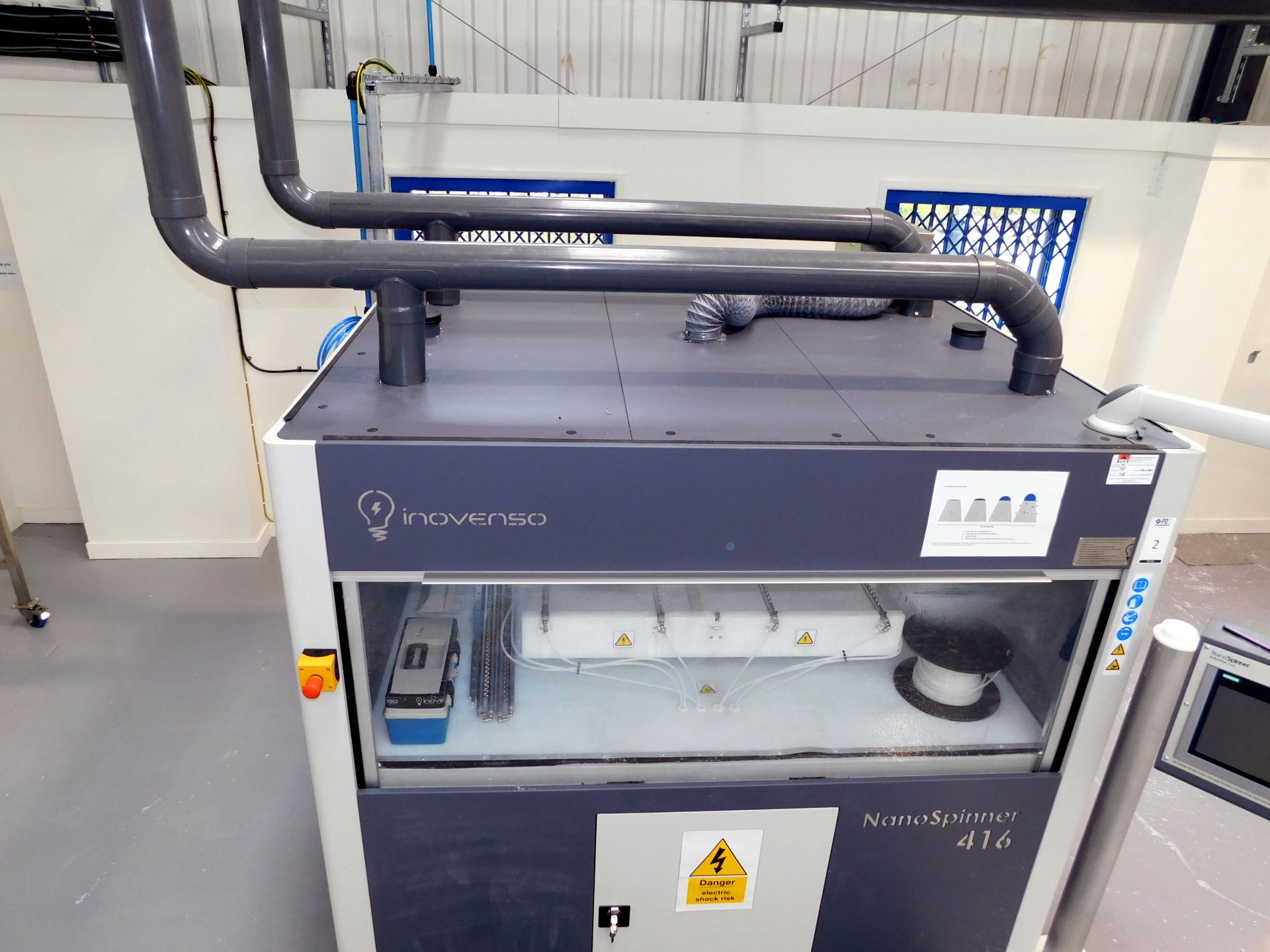 Inovenso Industrial Scale NS416 NanoSpinner Electrospinning & Spraying Machine, Serial Number IES112 - Image 27 of 33