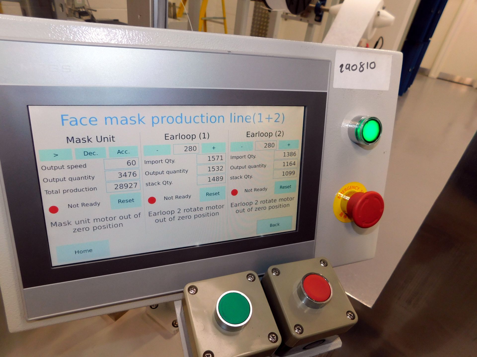 Tianjin Richpeace Ultrasonic Surgical Mask Production Line: (Perspex Screening (Lot 10) not included - Image 9 of 50