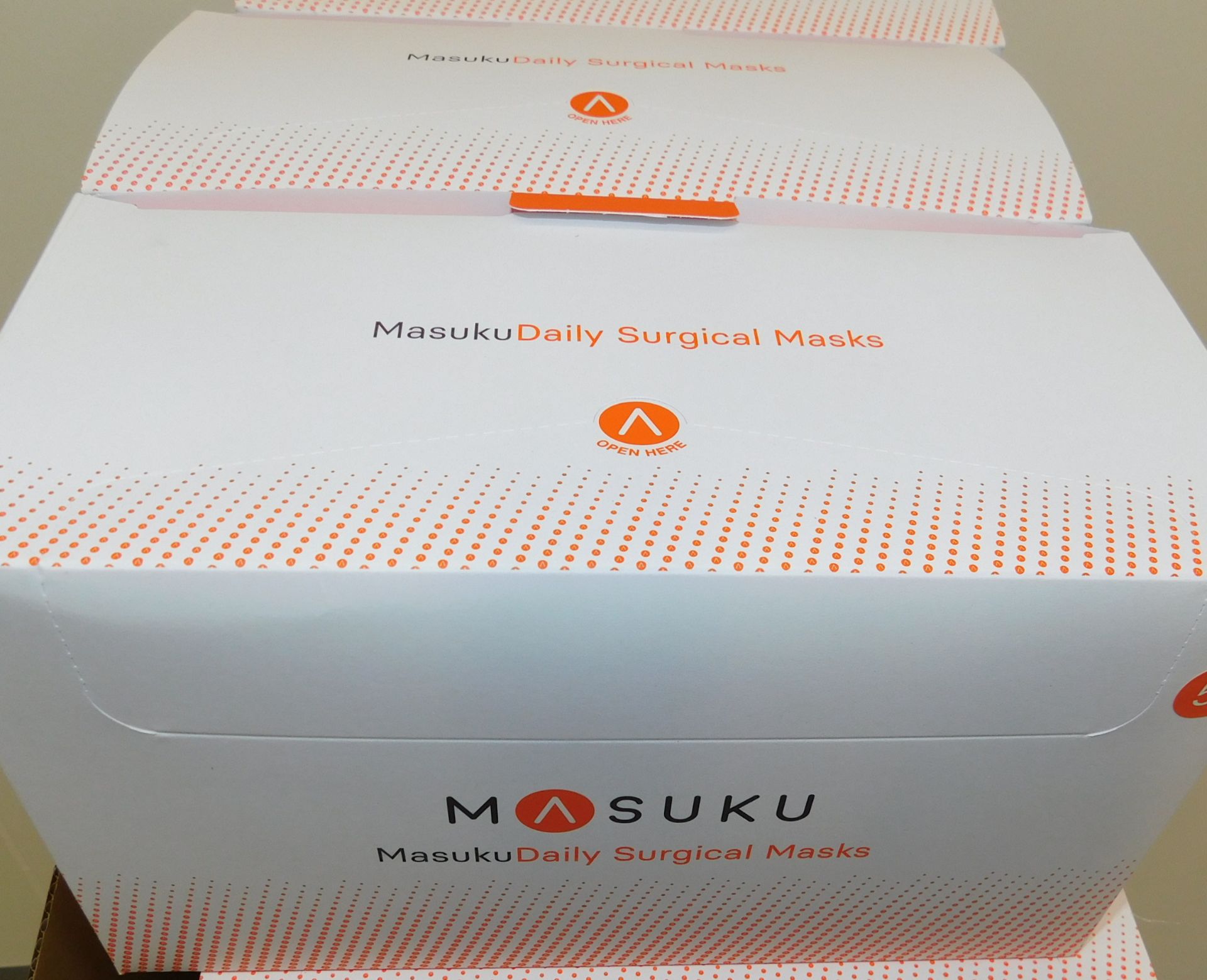 57 Packs of 50 Masuku Daily Surgical Face Masks - Image 2 of 4