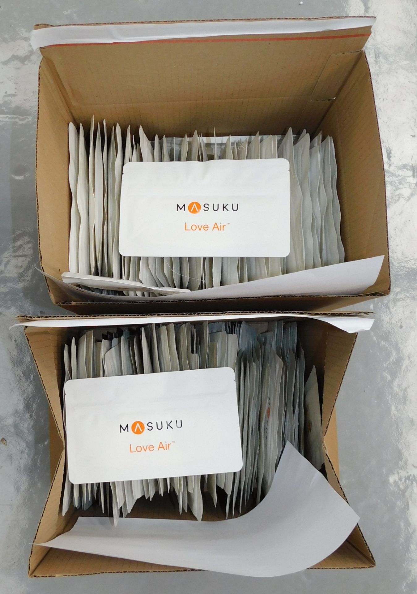 200 Packs (10 Per Pack) of Masuku One Mask Filters (100 Packs Medium & 100 Packs Small)