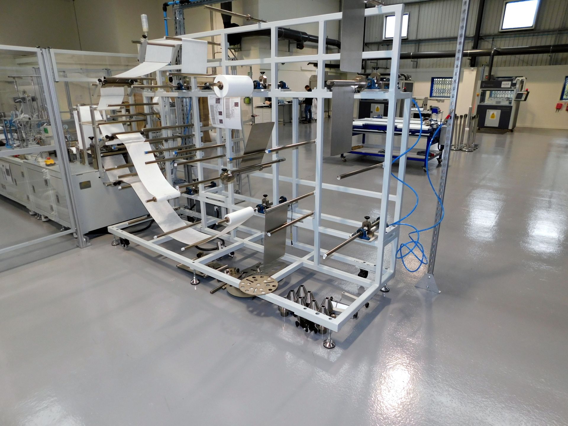 Tianjin Richpeace Ultrasonic Flat Fold Mask Production Line (Perspex Screening (Lot 11) not included - Image 39 of 56