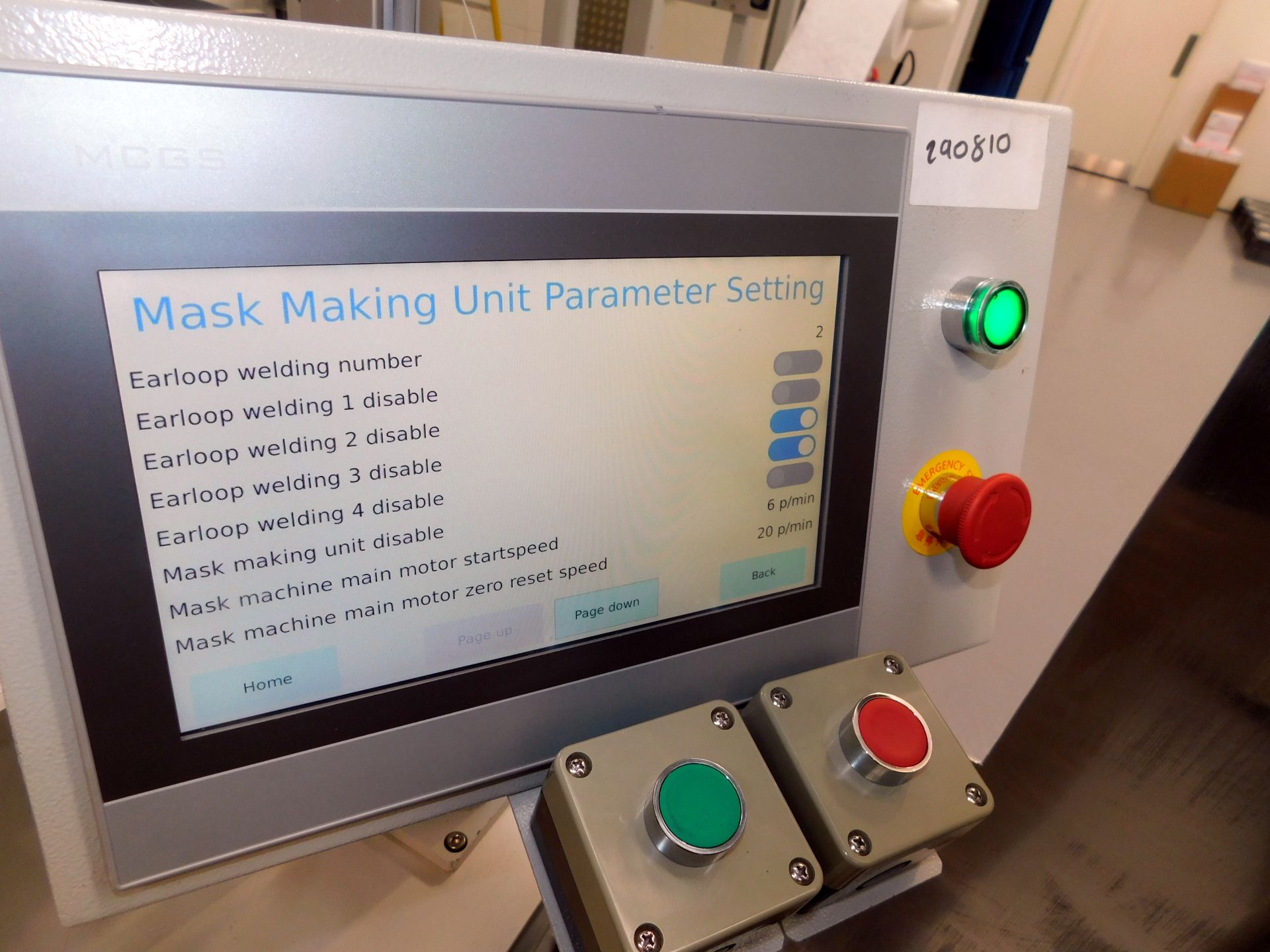 Tianjin Richpeace Ultrasonic Surgical Mask Production Line: (Perspex Screening (Lot 10) not included - Image 11 of 50