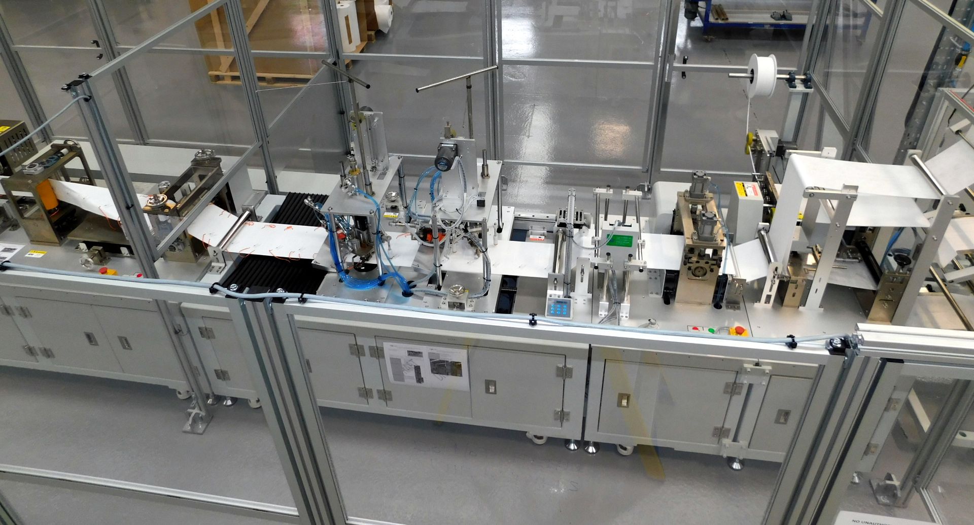 Tianjin Richpeace Ultrasonic Flat Fold Mask Production Line (Perspex Screening (Lot 11) not included - Image 54 of 56