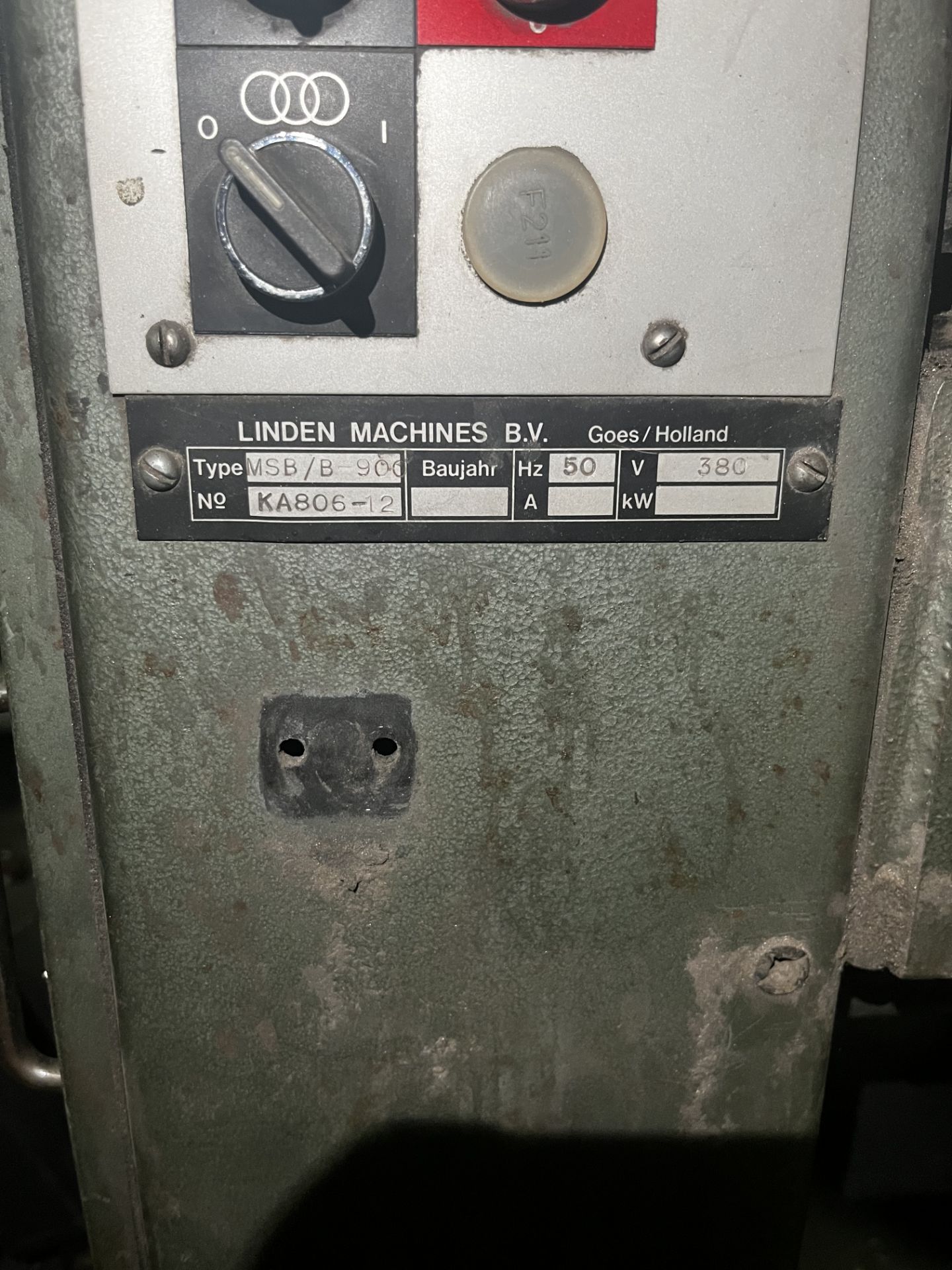 Grinding Master Type MSB/B900, No. KA806-12 Belt Sander Machine (To Be Collected c.12 noon on - Image 2 of 2