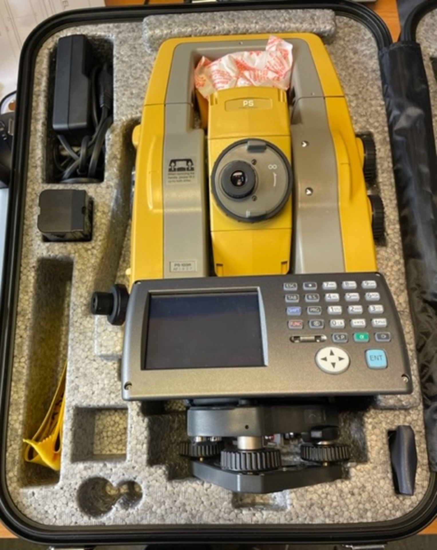 Topcon Total Station with Tripod, Stand & Surveyors Staff (Location: Tottenham. Please Refer to