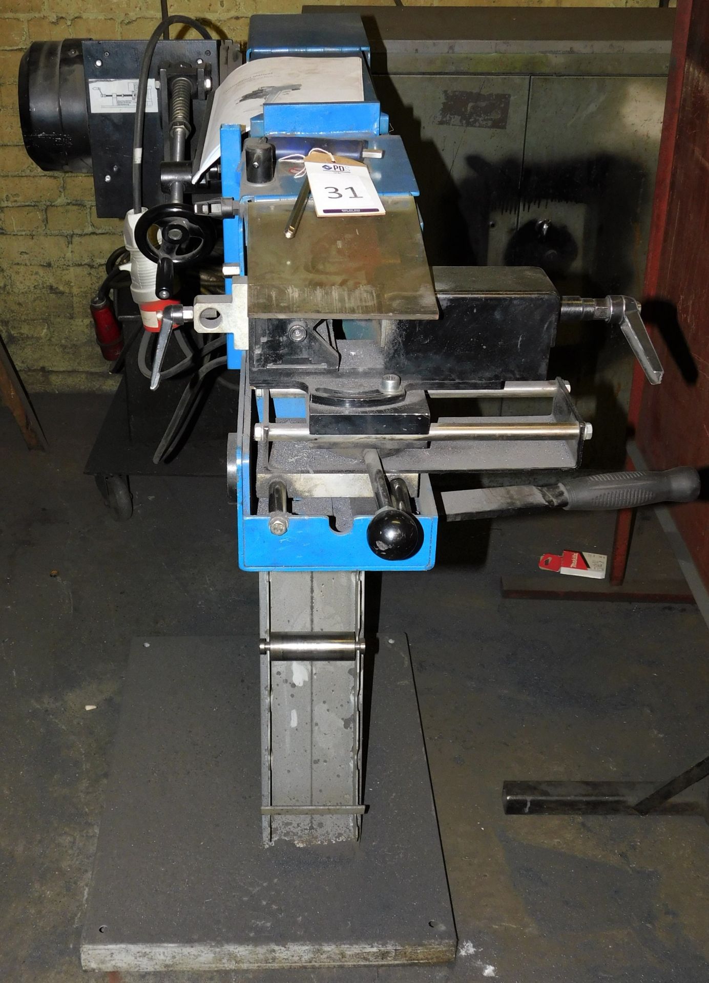 Metallkraft KRBS101 Combined Tube Belt Sander, Serial Number 3921001, 400v (Location: Tottenham.