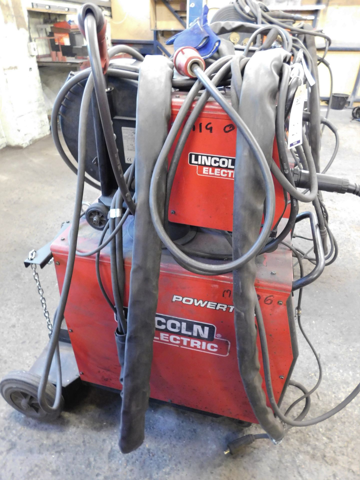 Lincoln 505 S Powertec Mig Welder (2006) with LF22M Wire Feed (Location: Tottenham. Please Refer - Image 2 of 5